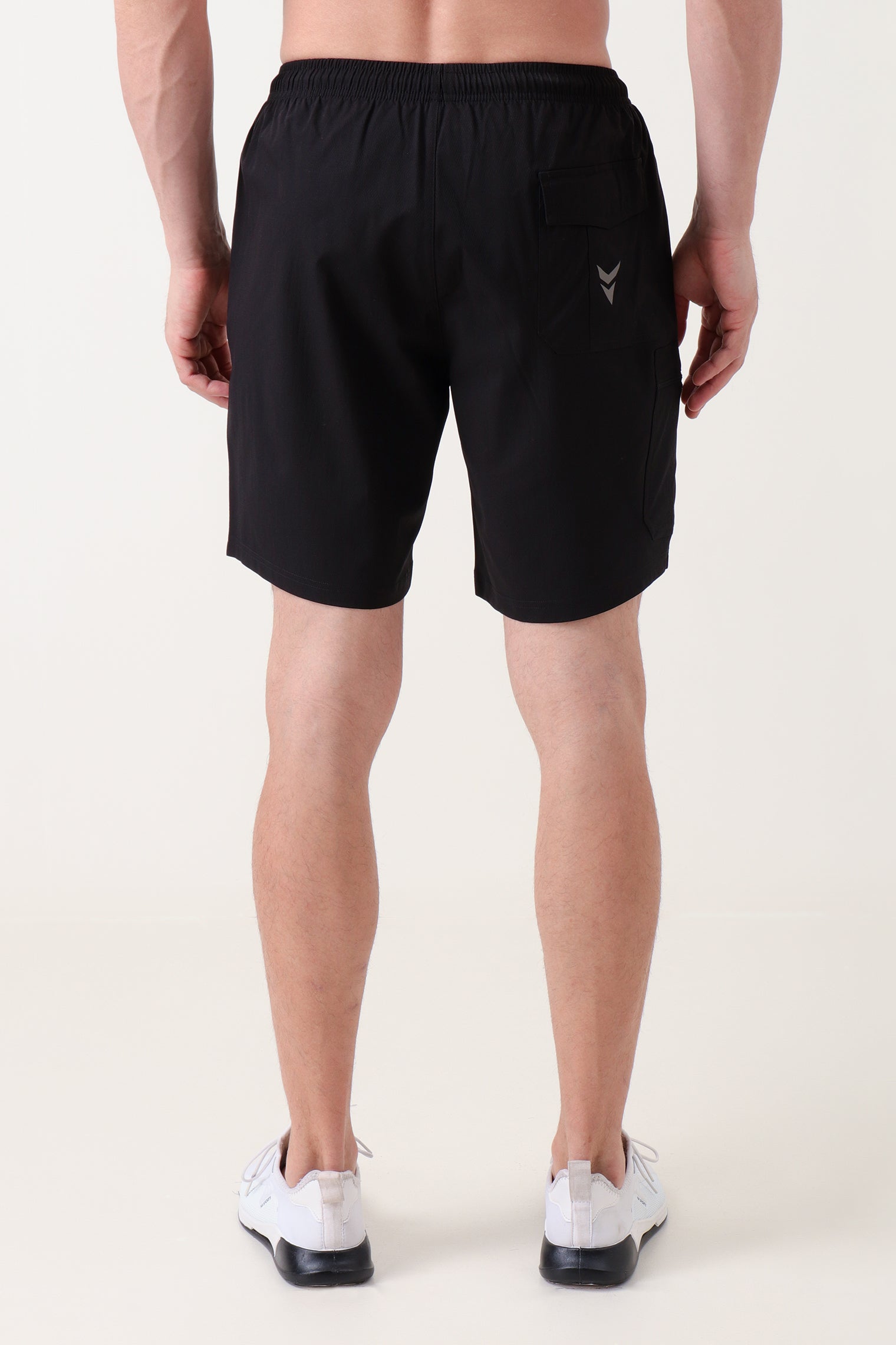 Elasto Cargo Shorts Black