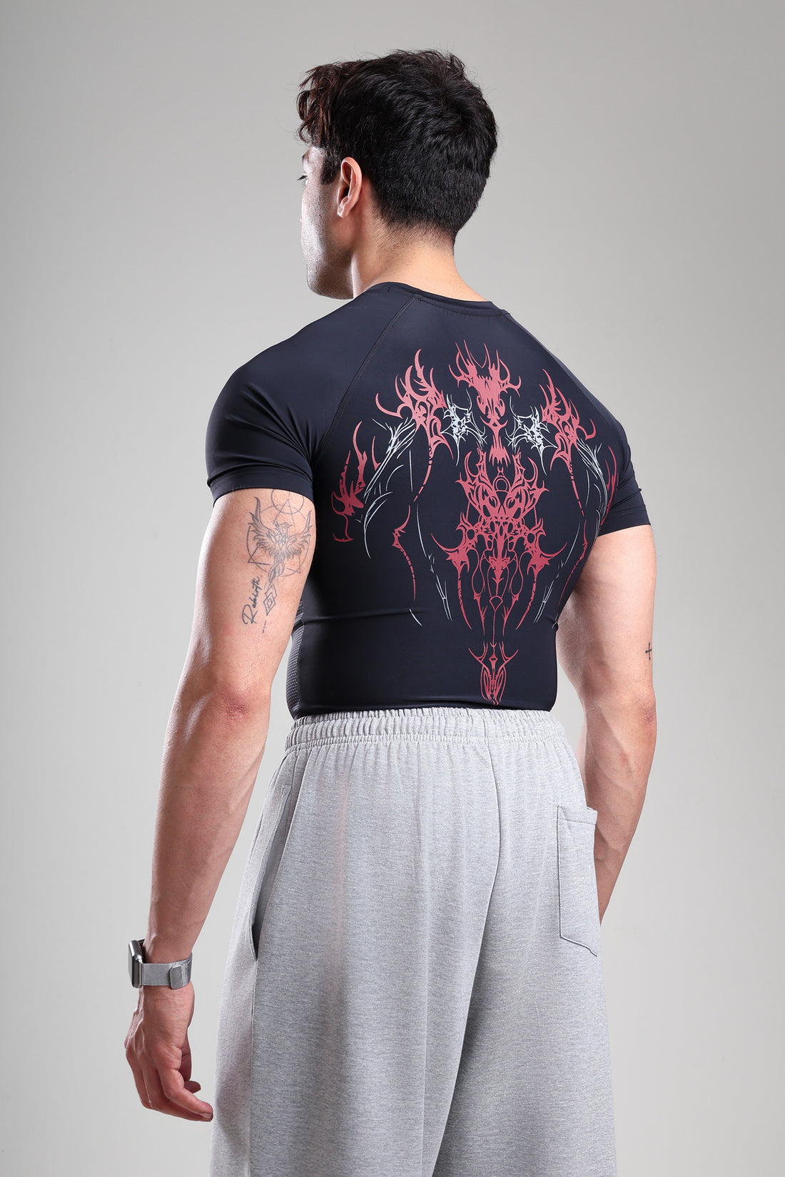 GROW Alpha Compression Black/Maroon