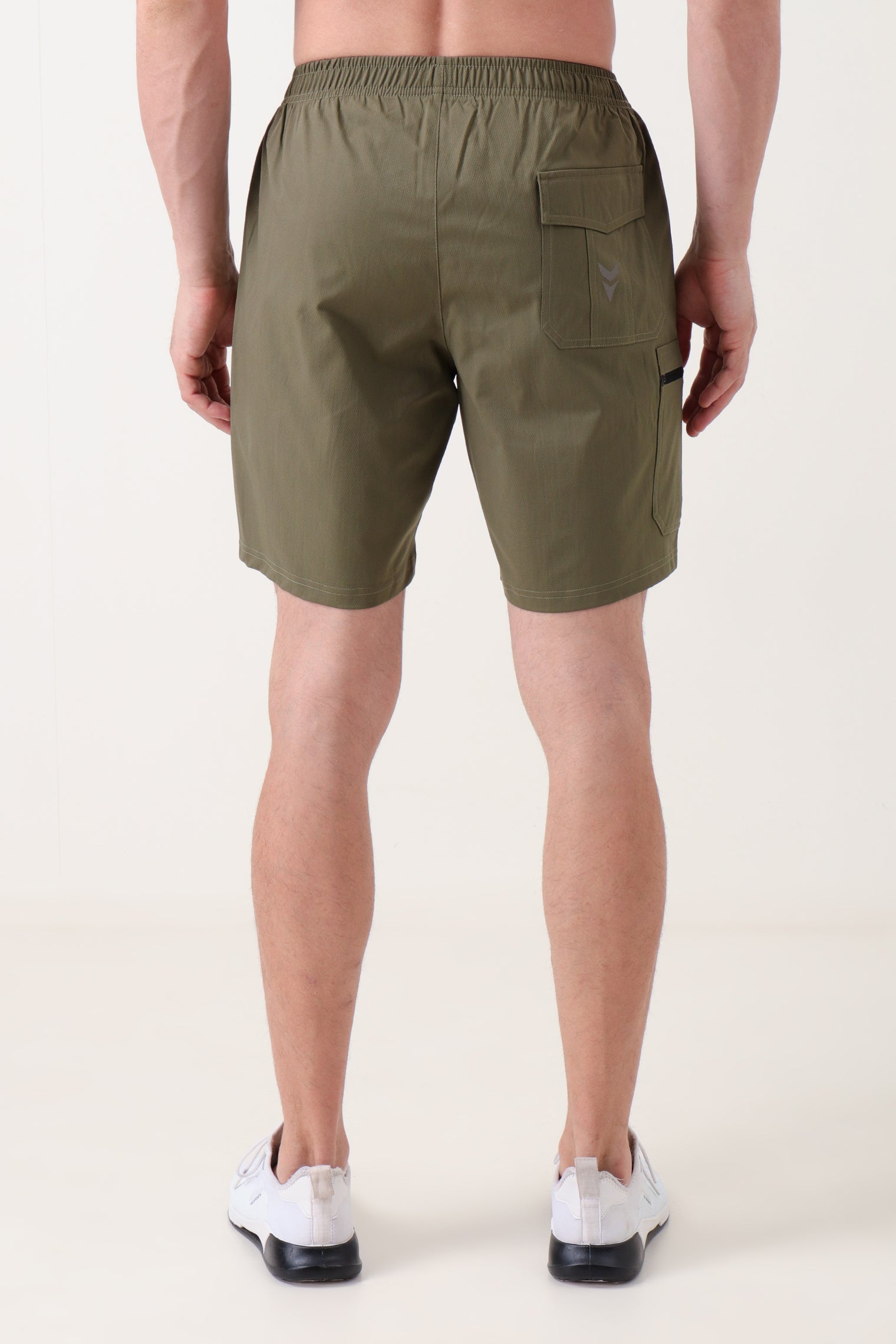 Elasto Cargo Shorts Olive