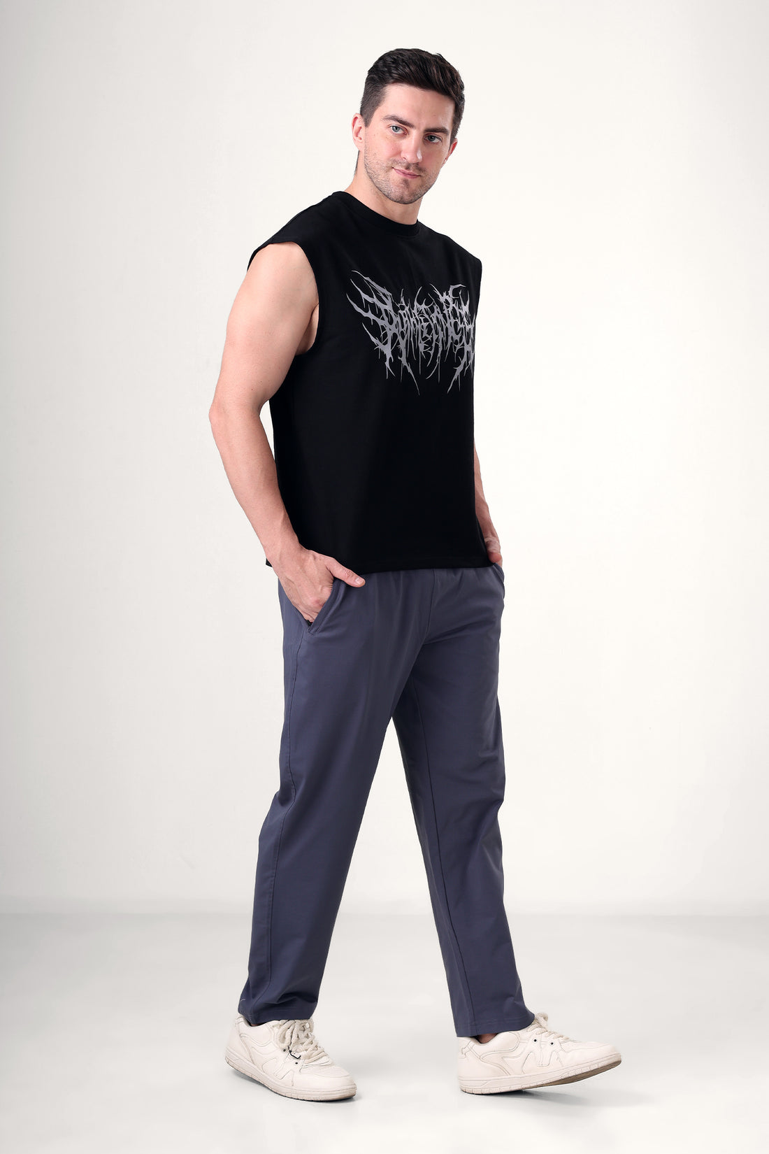 GROW Relaxed Comfy Joggers Coal