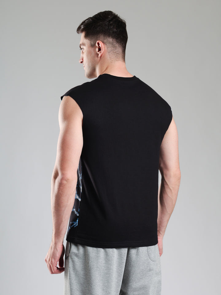 Grow ThunderWolf Capsleeves Tee Black