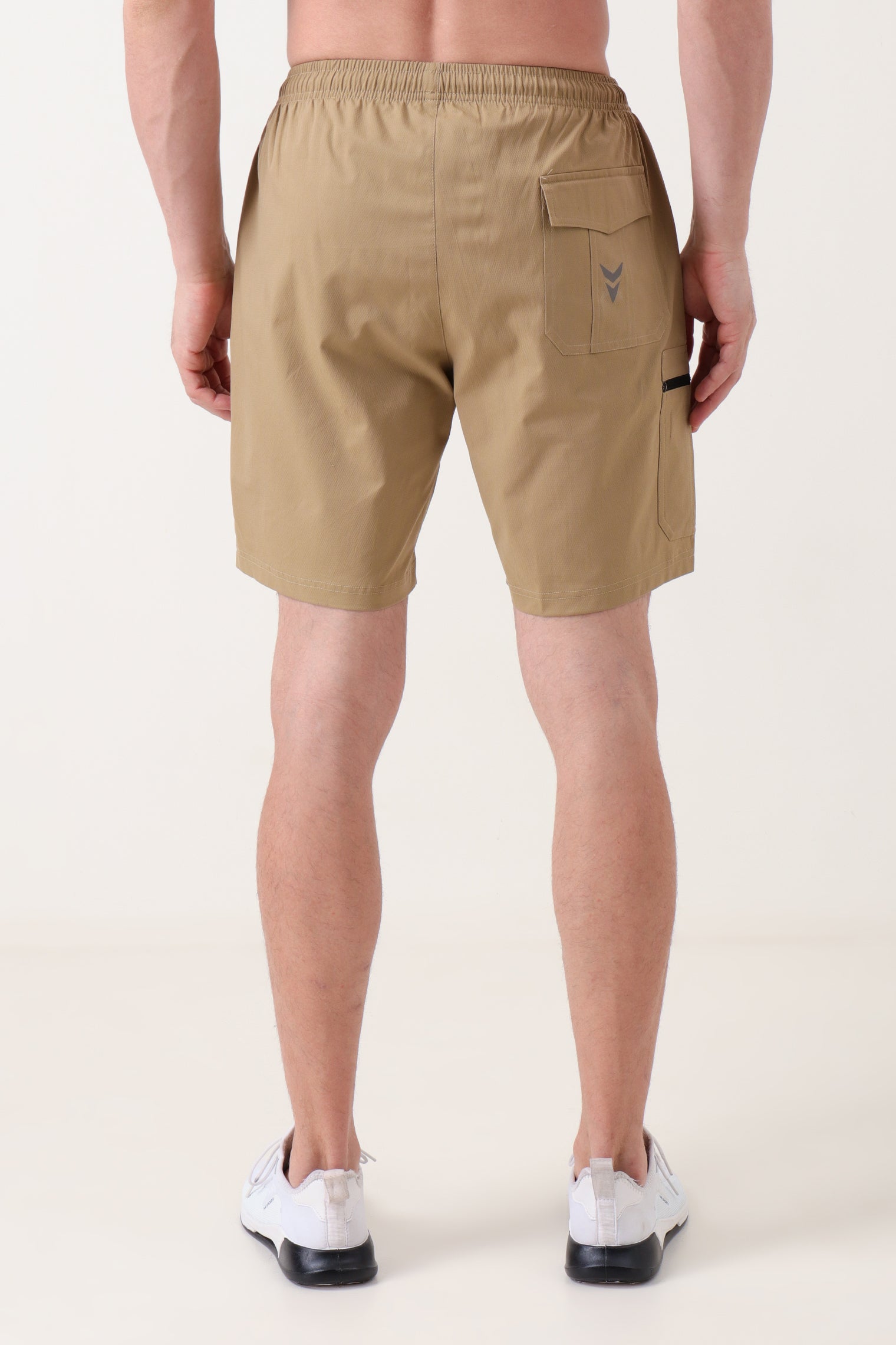 Elasto Cargo Shorts Khaki