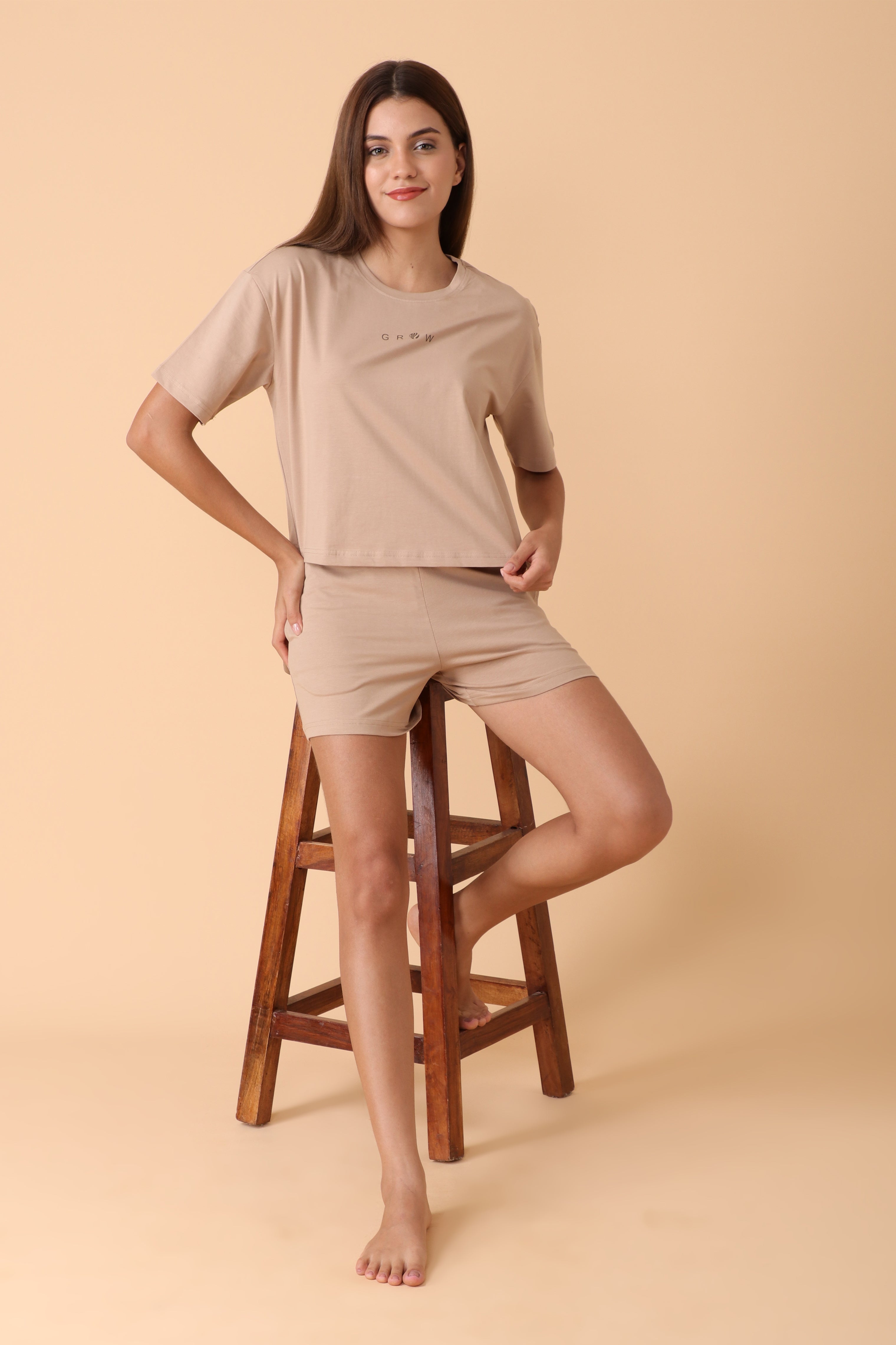 Chill Days Co-ord Set Creme Calm