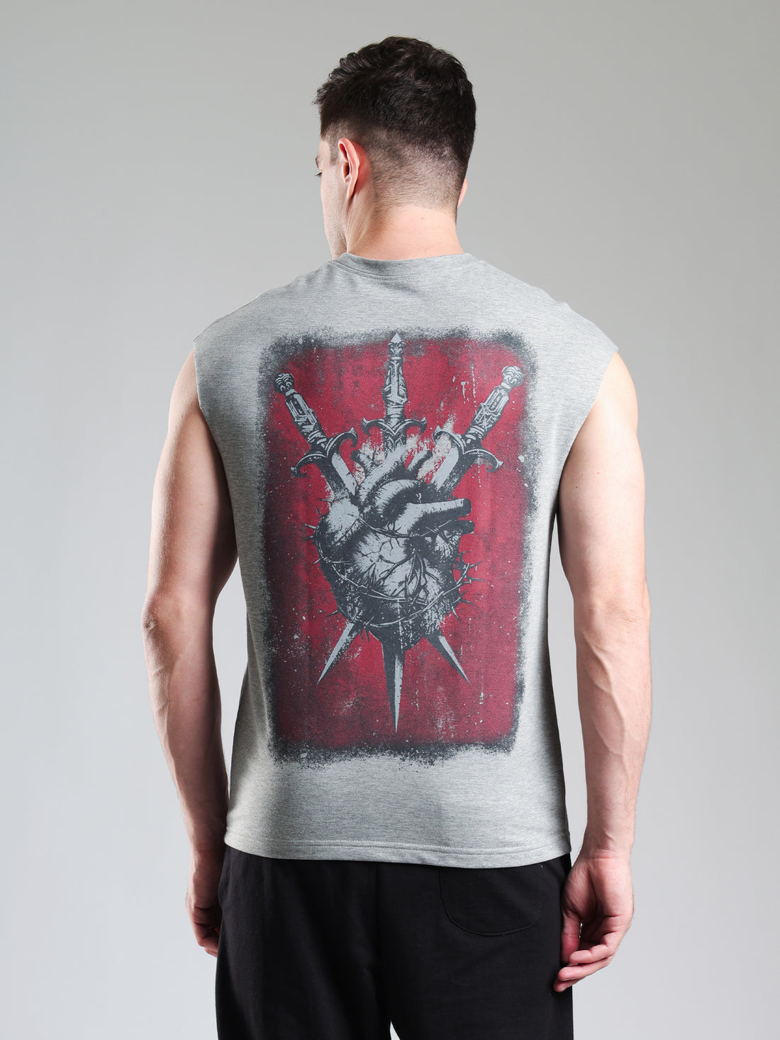 Grow Alpha Beast Capsleeves Tee Light Grey