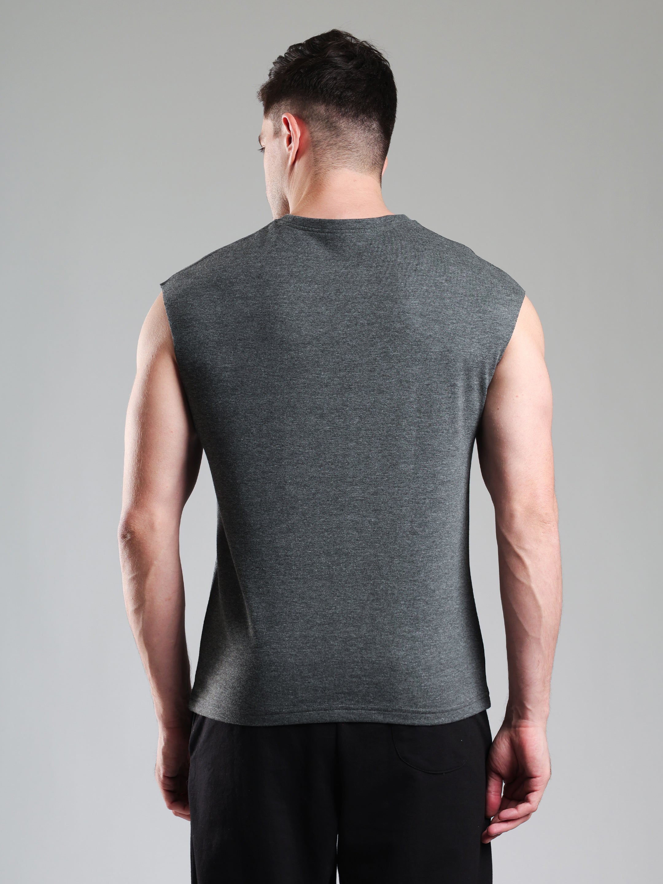 Superman Capsleeves Tee Dark Grey