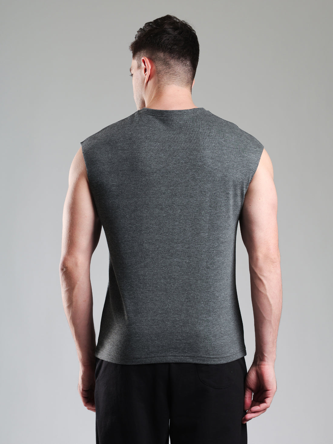 Superman Capsleeves Tee Dark Grey