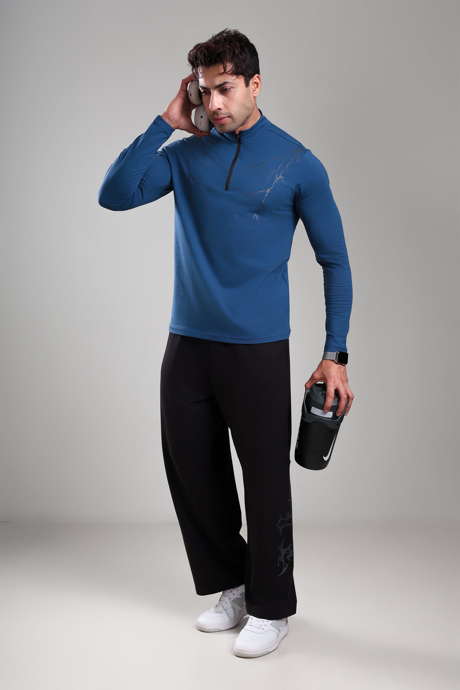 GROW ThunderFlex Zip Tshirt Airforce