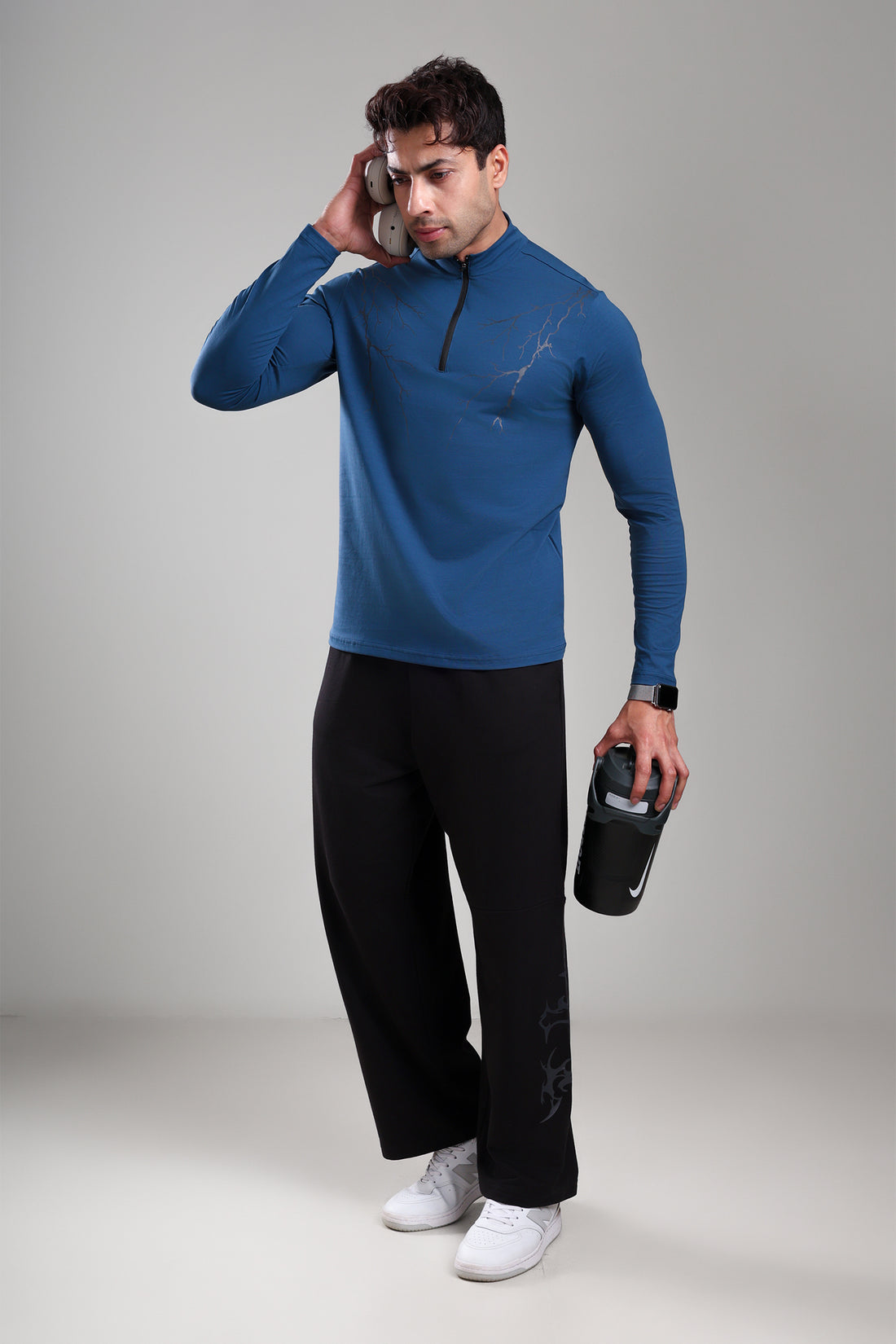 GROW ThunderFlex Zip Tshirt Airforce