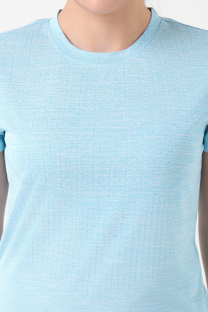 Premium Jacquard Tshirt Sky