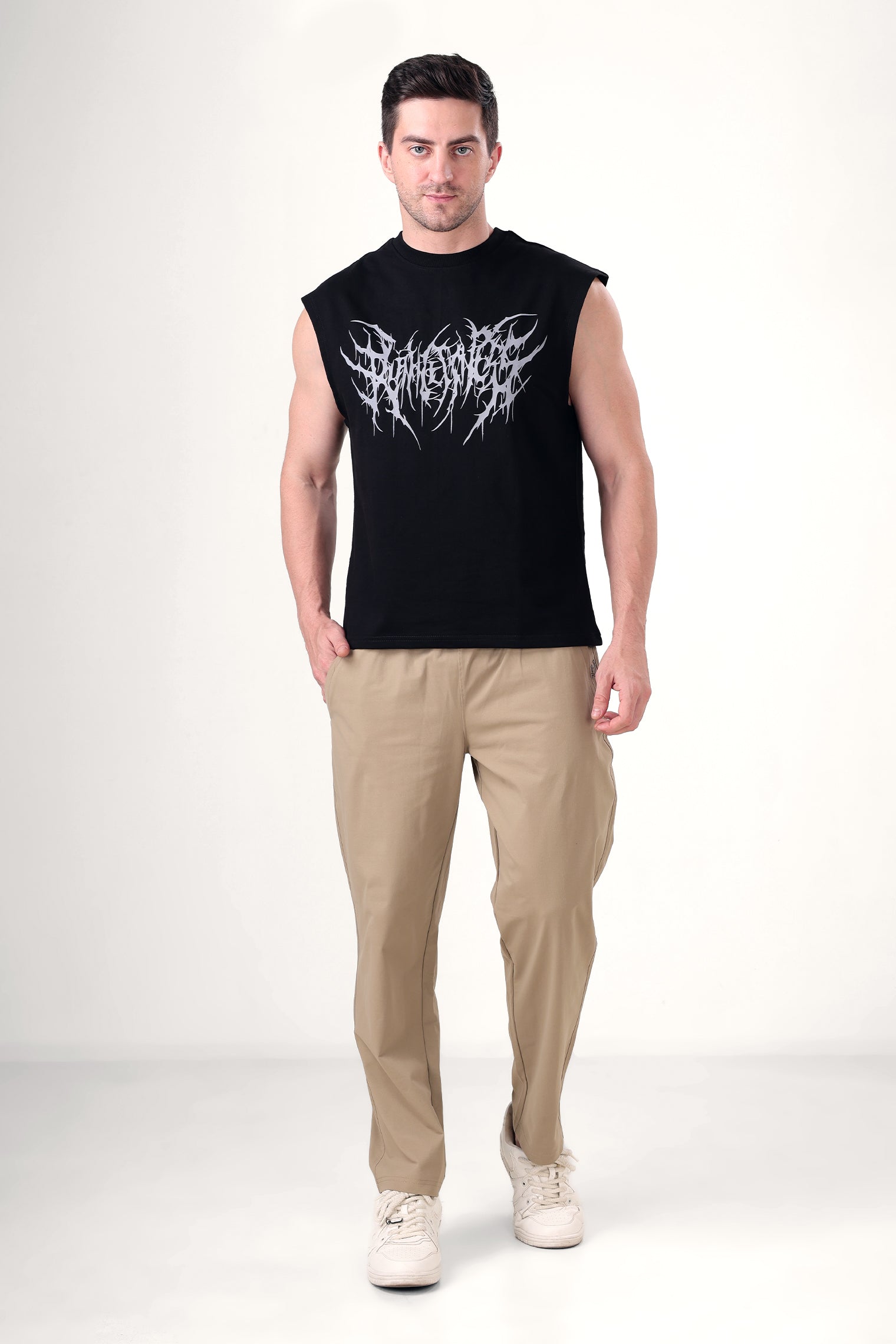 GROW Relaxed Comfy Joggers Khaki