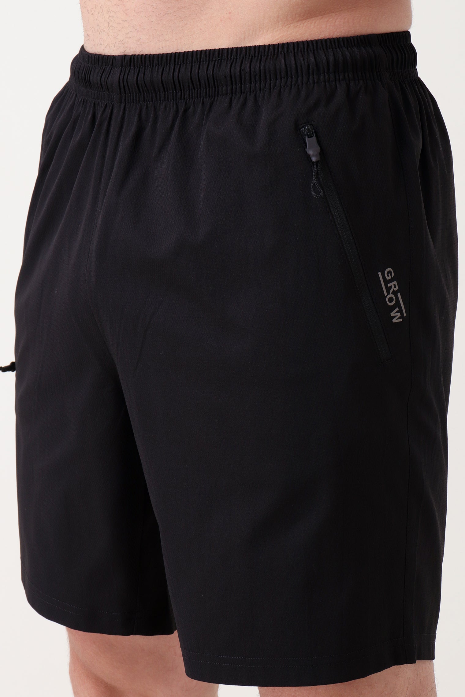 Elasto Cargo Shorts Black