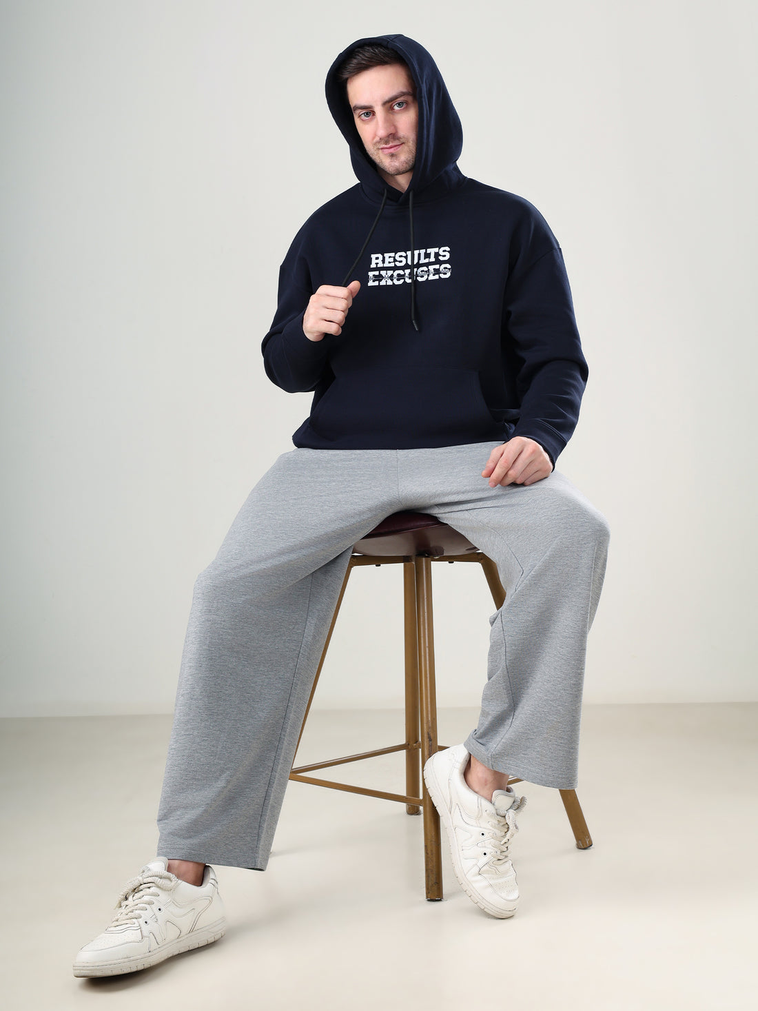 Result Oversize Hoodie Navy