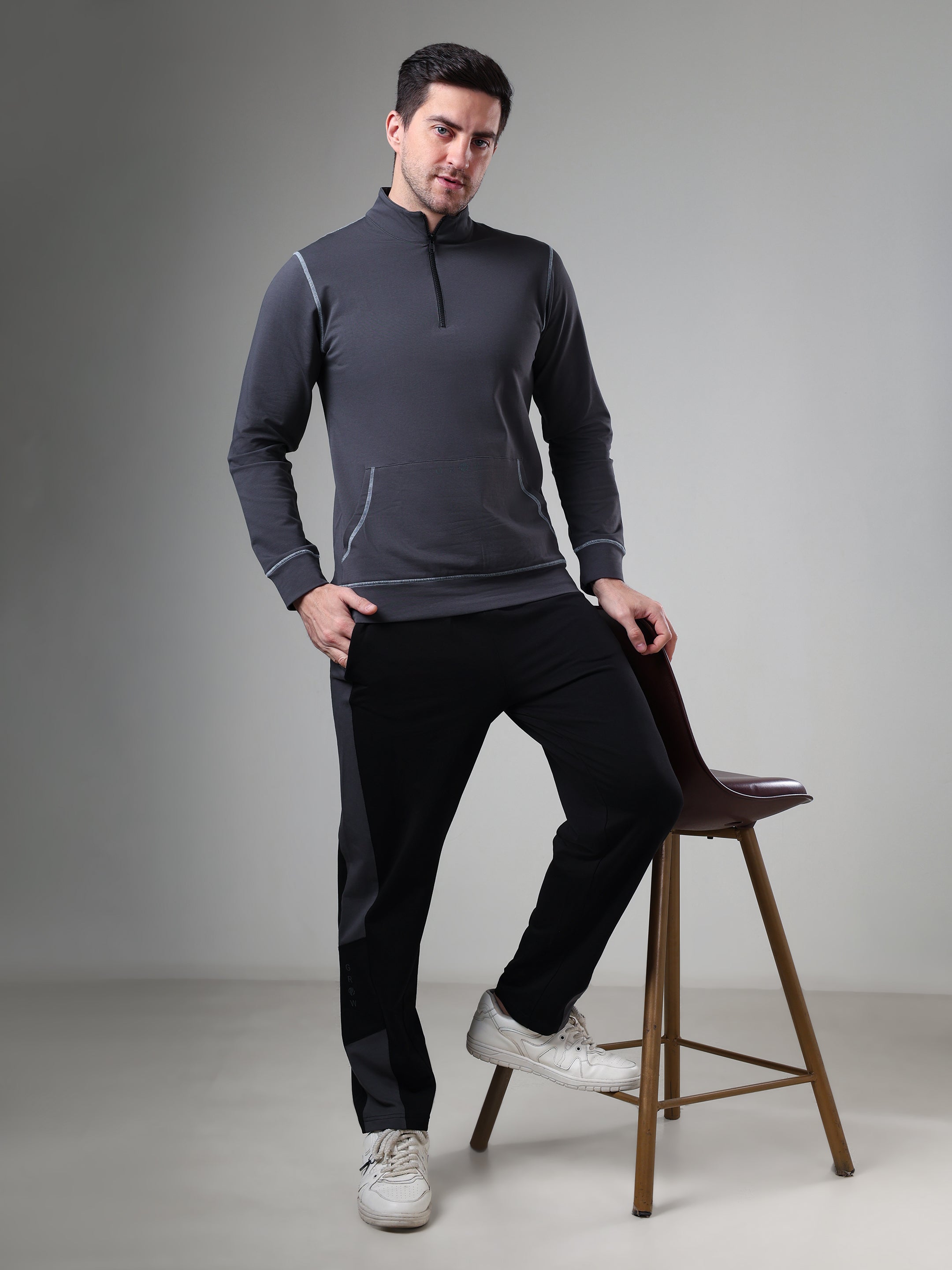 Grow 5T Pullover Dark Grey