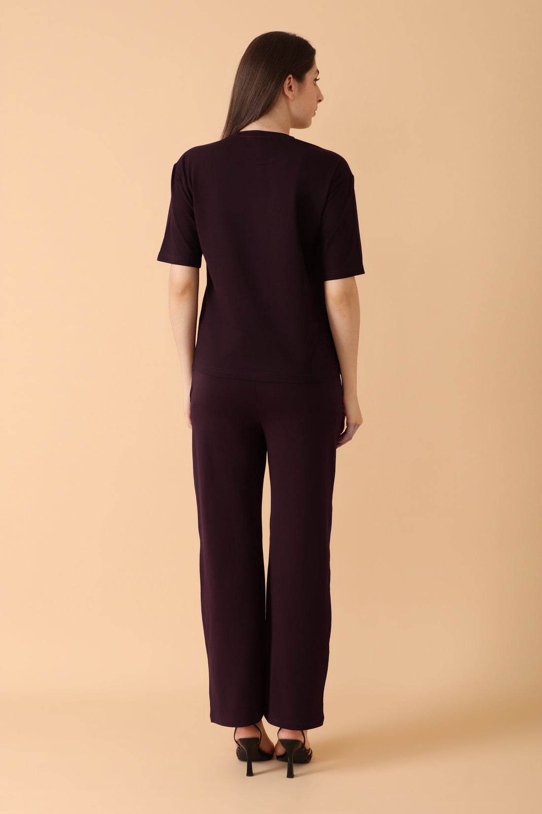 Cloud Nine Co-ord set Wine Dusk