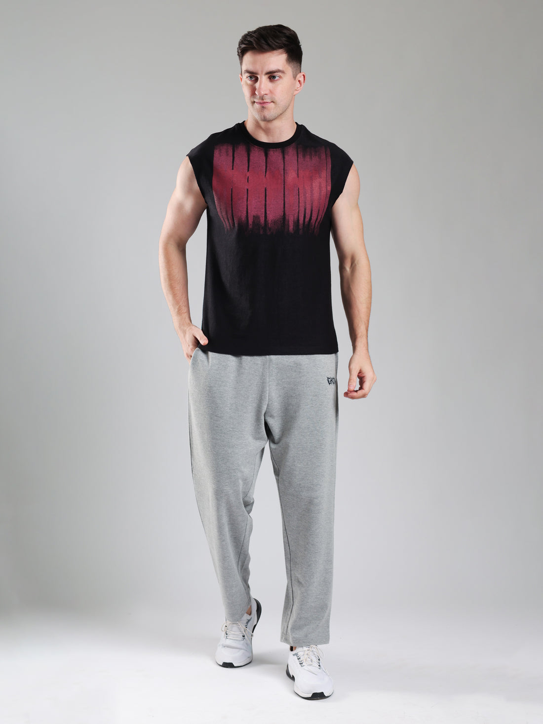 Grow ShadowDrip Capsleeves Tee Black maroon