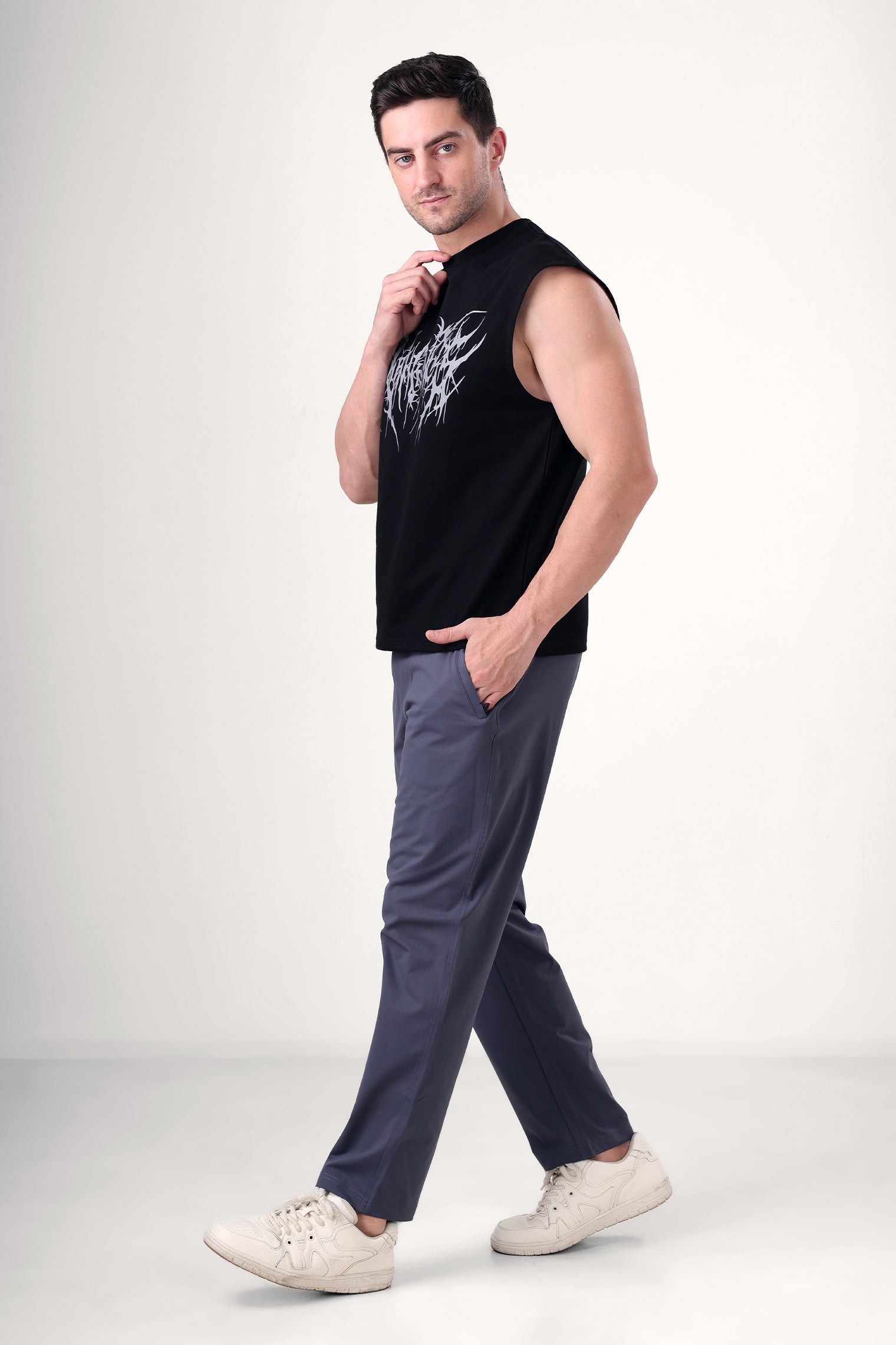 GROW Relaxed Comfy Joggers Coal