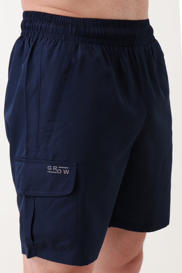 Dobby Cargo Shorts Navy