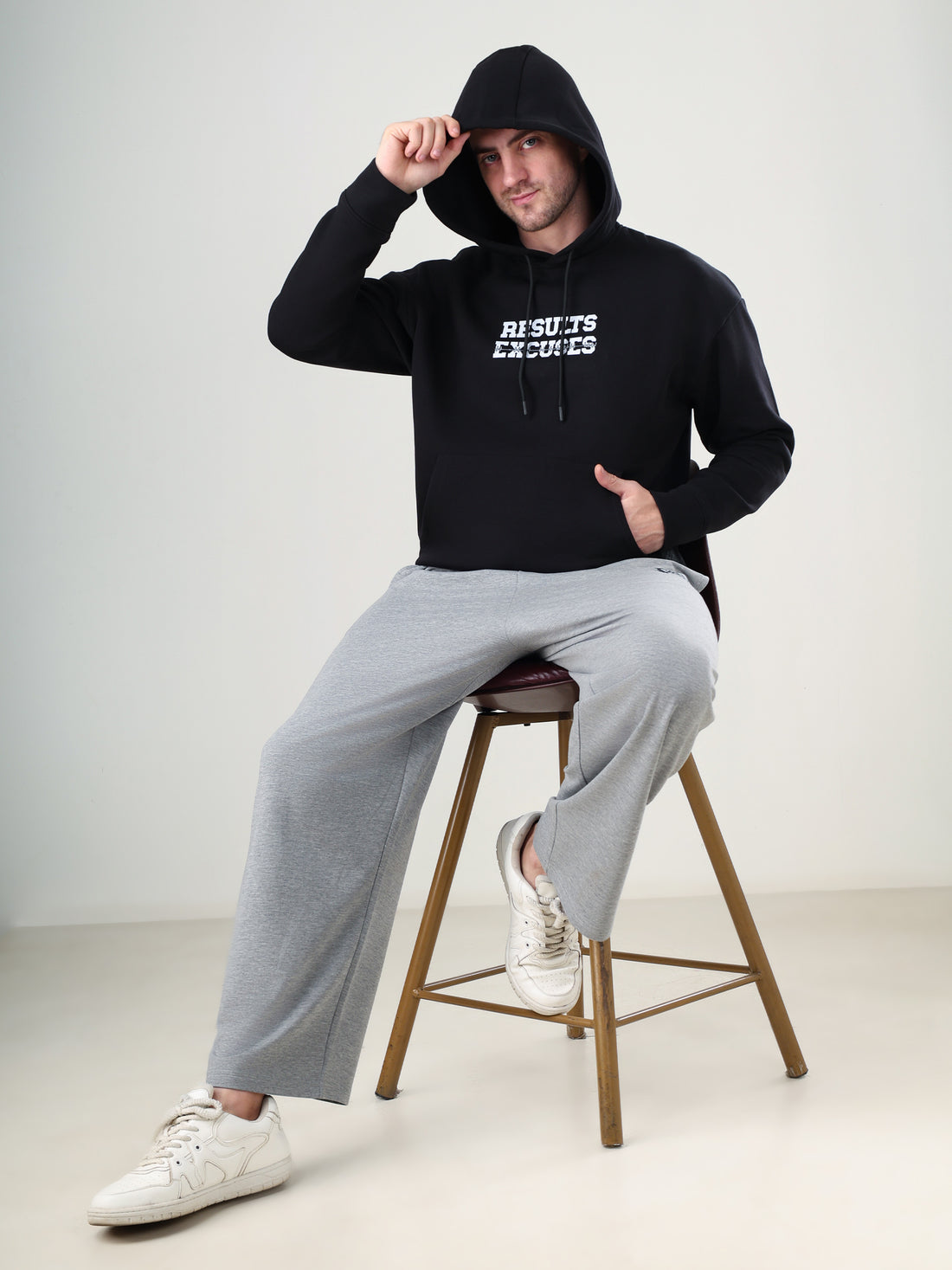 Result Oversize Hoodie Black