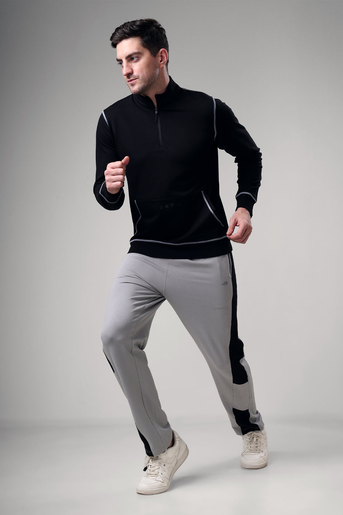 Grow 5T Pullover Black/grey