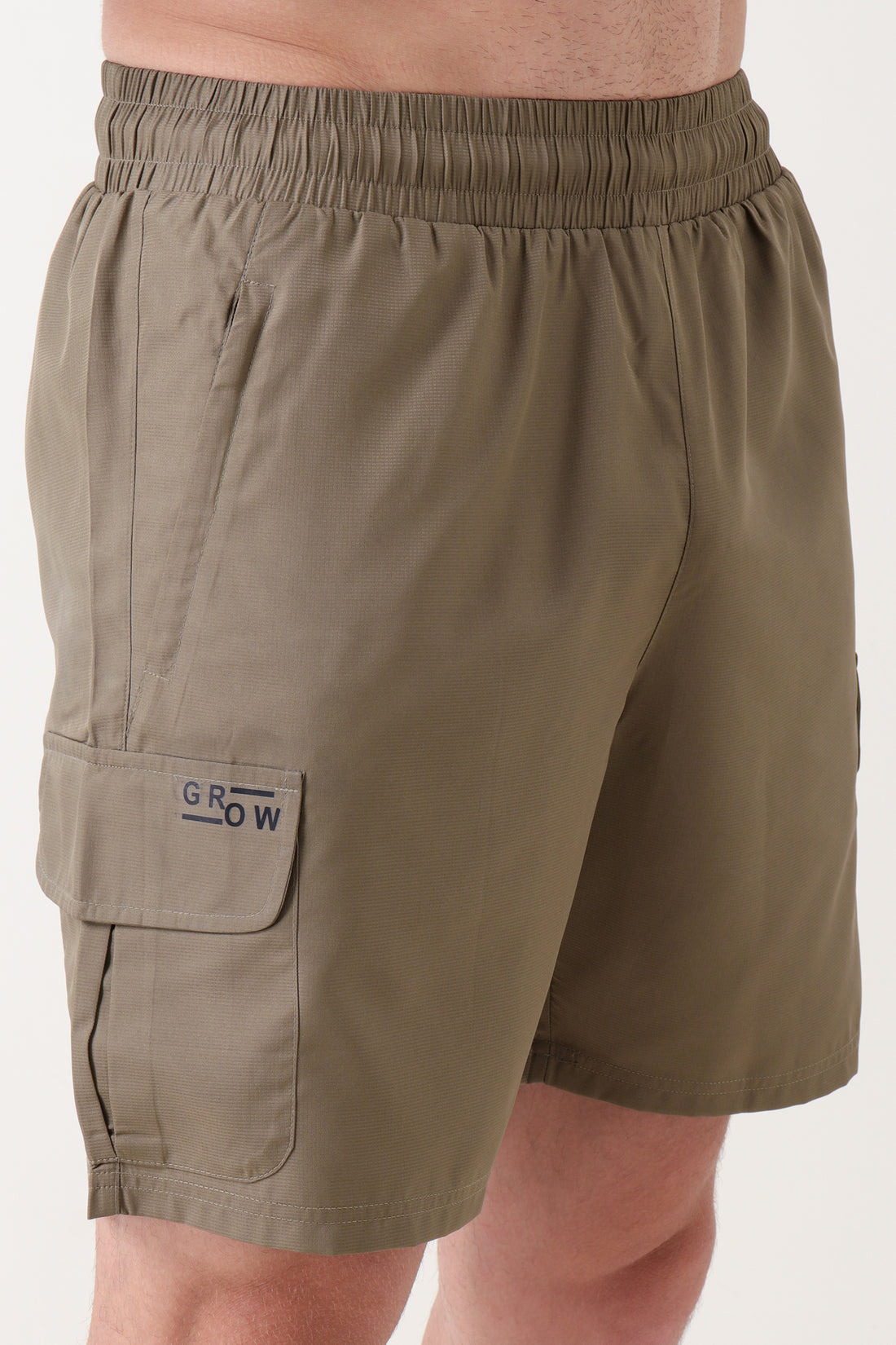 Dobby Cargo Shorts Olive