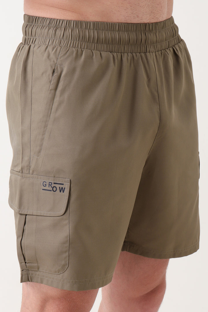 Dobby Cargo Shorts Olive