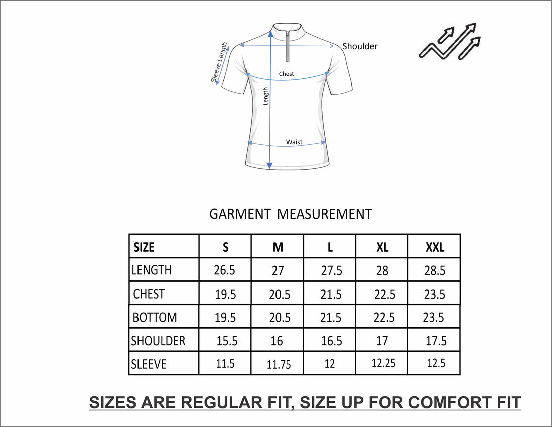 GROW AlphaFlex Quarter Zip Tshirt Navy