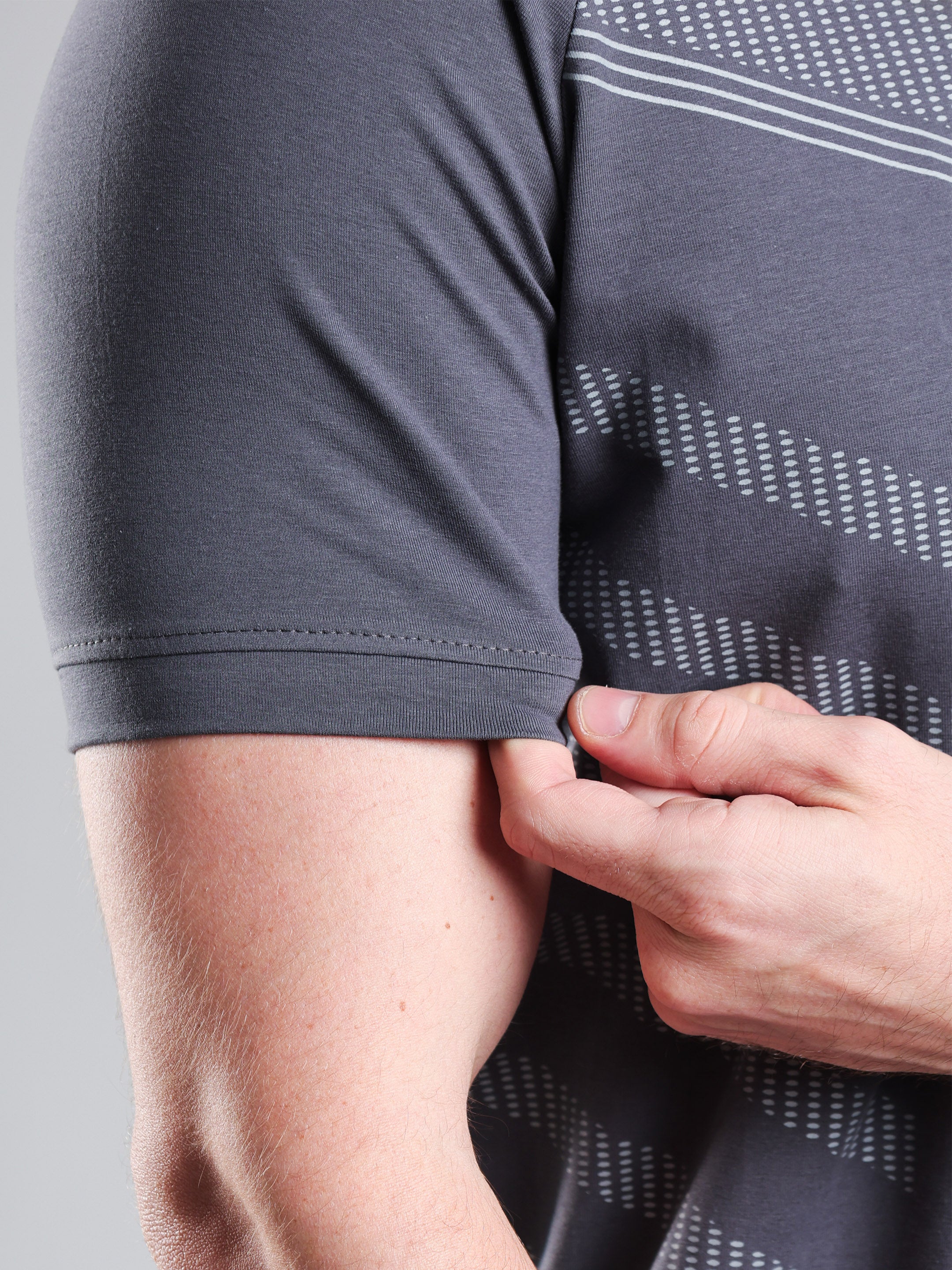 Grow AeroFlex Quarter Zip T-Shirt Dark Grey