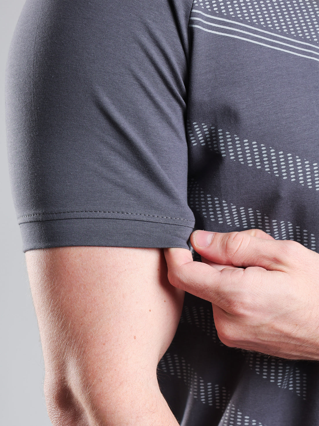 Grow AeroFlex Quarter Zip T-Shirt Dark Grey