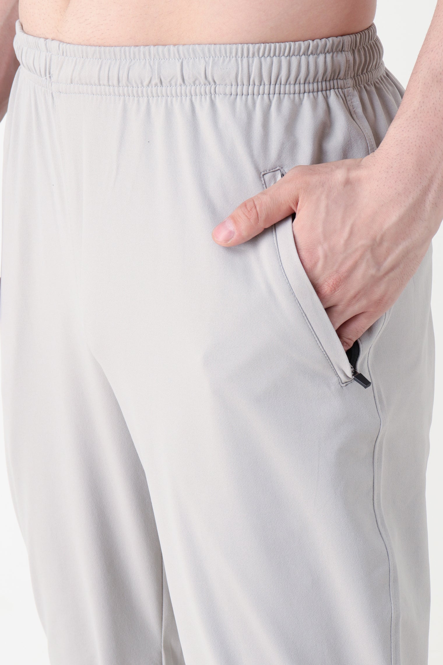 GROW Relaxed Comfy Joggers Light Grey