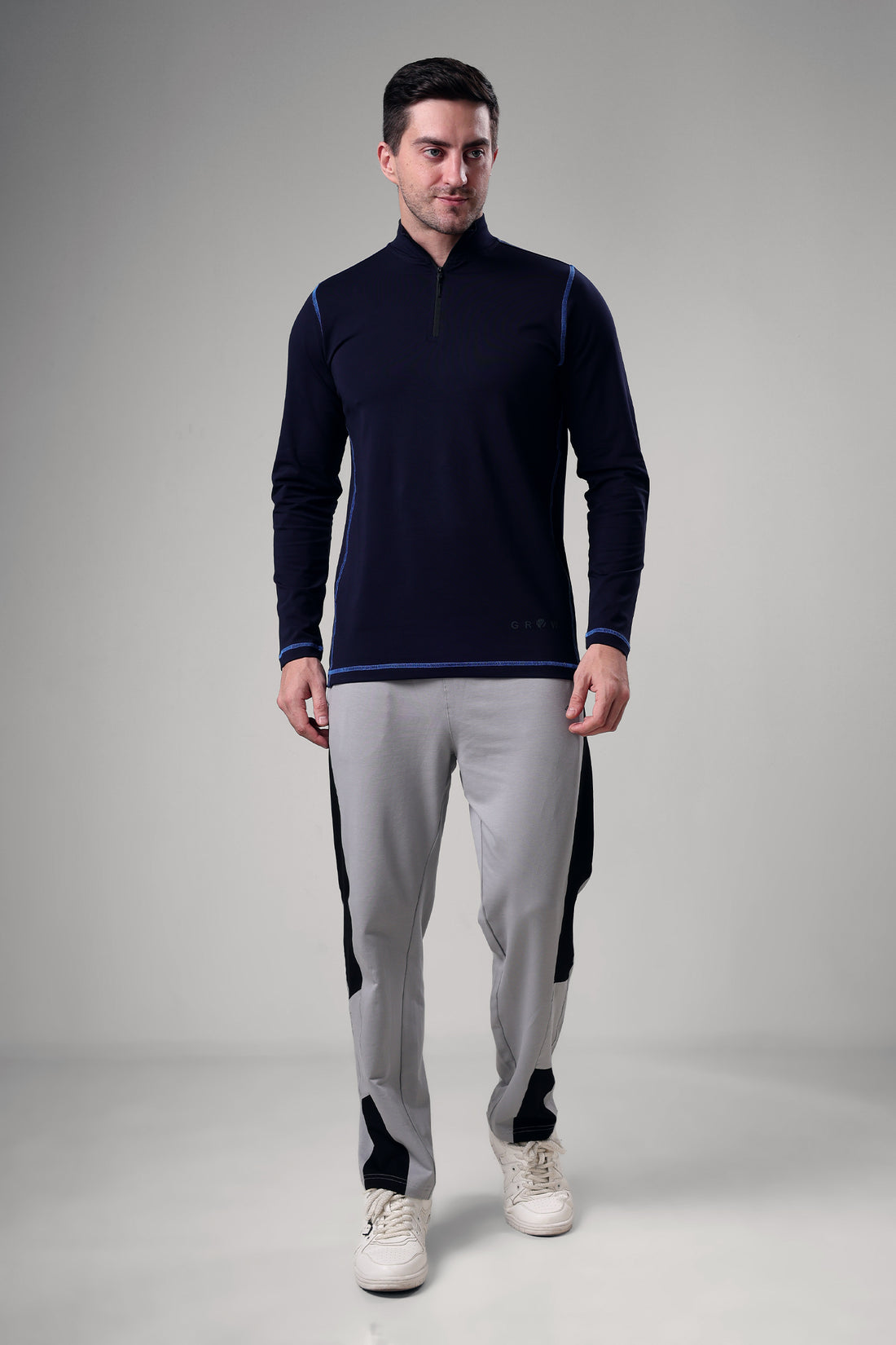 Grow 5T Quarter Zip T-shirt Navy