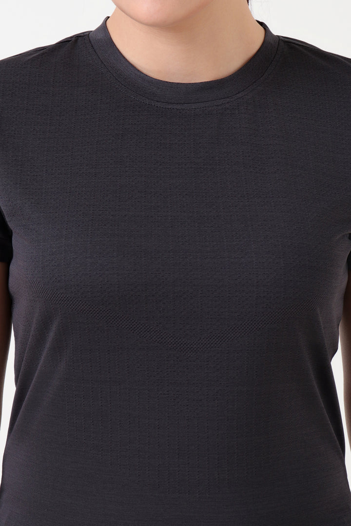 Premium Jacquard Tshirt Black