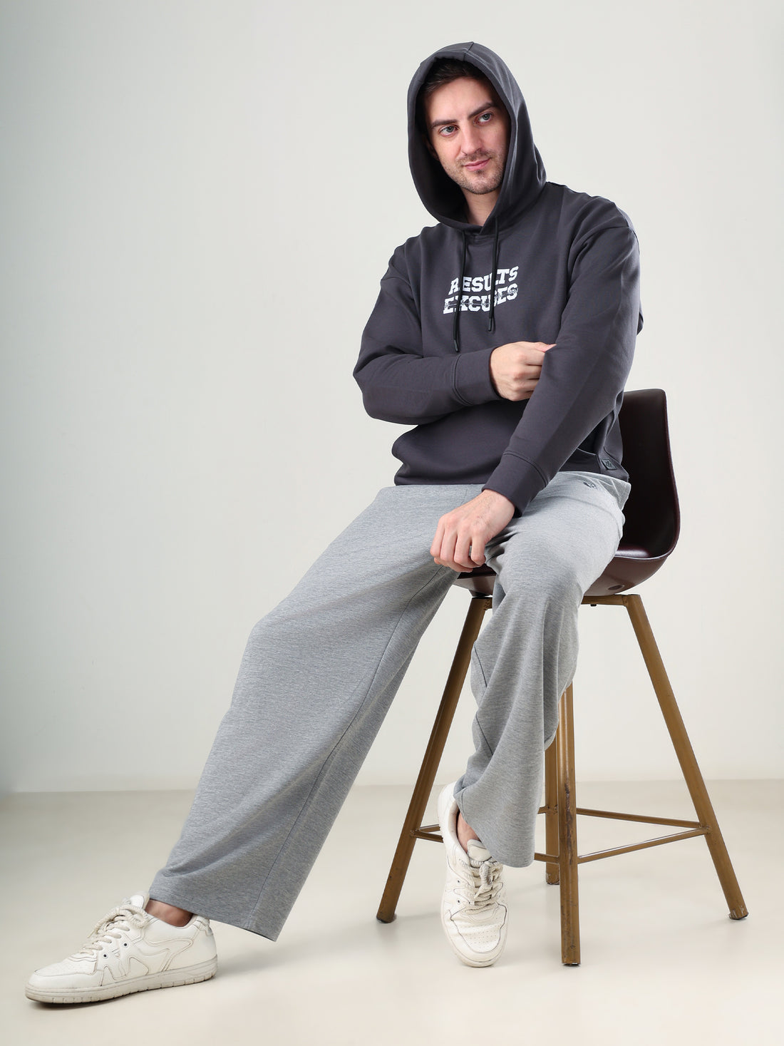 Result Oversize Hoodie Grey