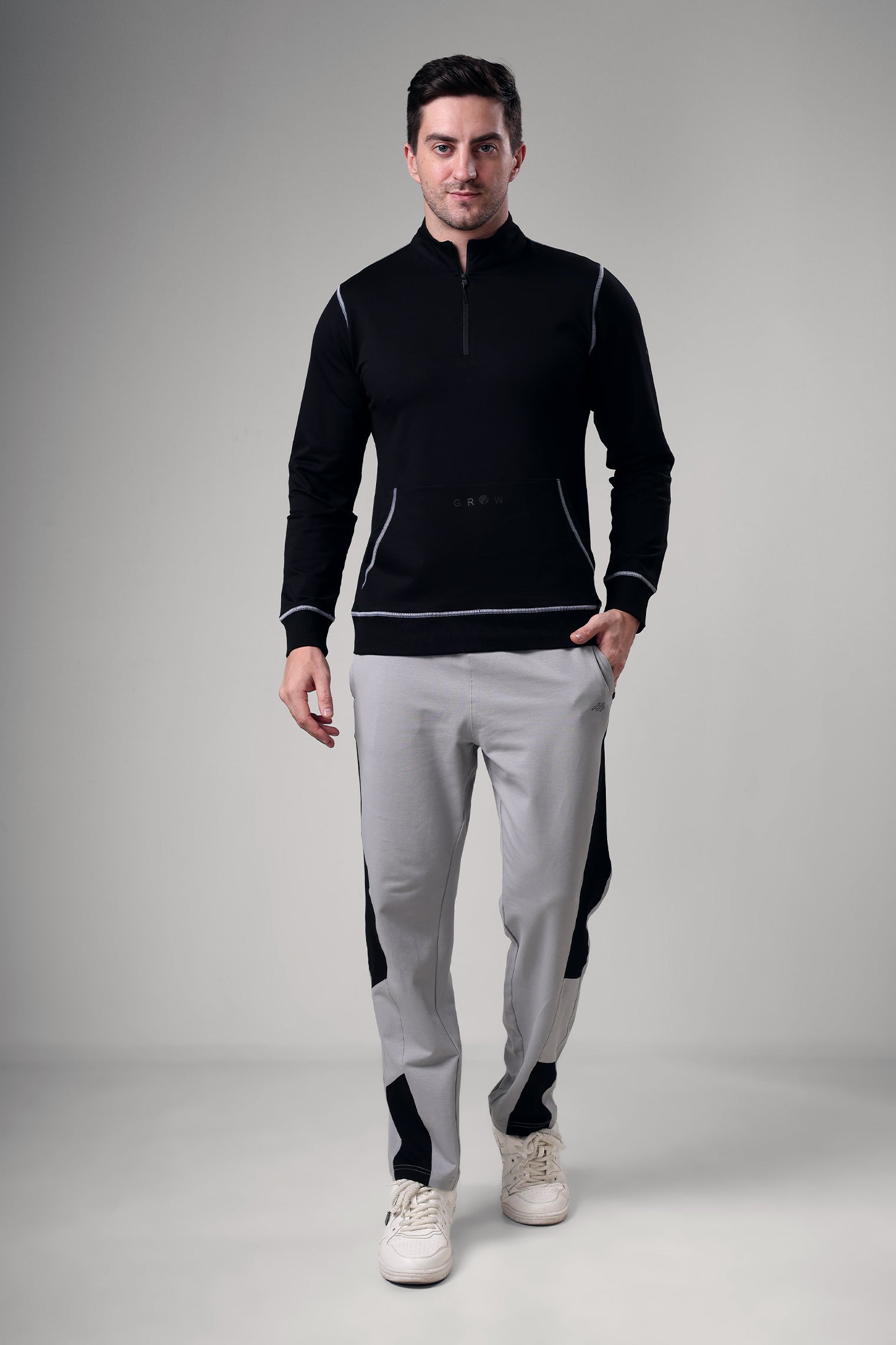 Grow 5T Pullover Black/grey