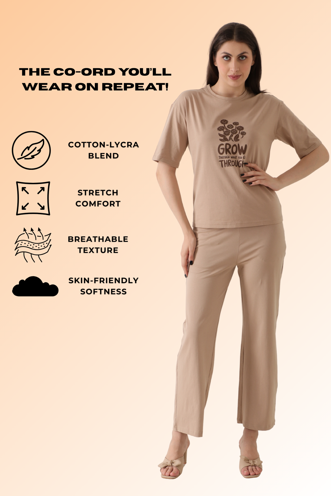 Cloud Nine Co-ord set Beige Baby