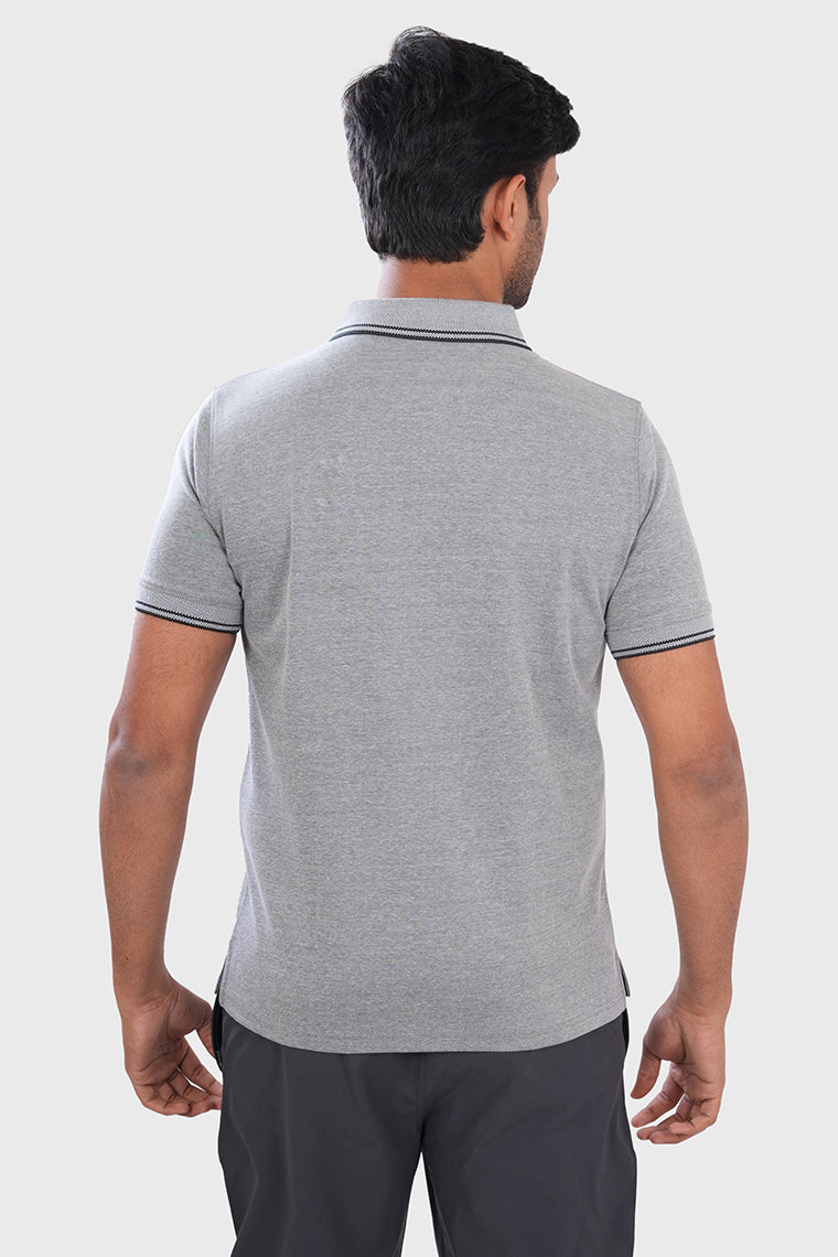 Premium Polo T-shirt Grey