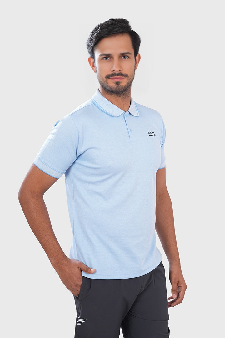 Premium Polo T-shirt Sky