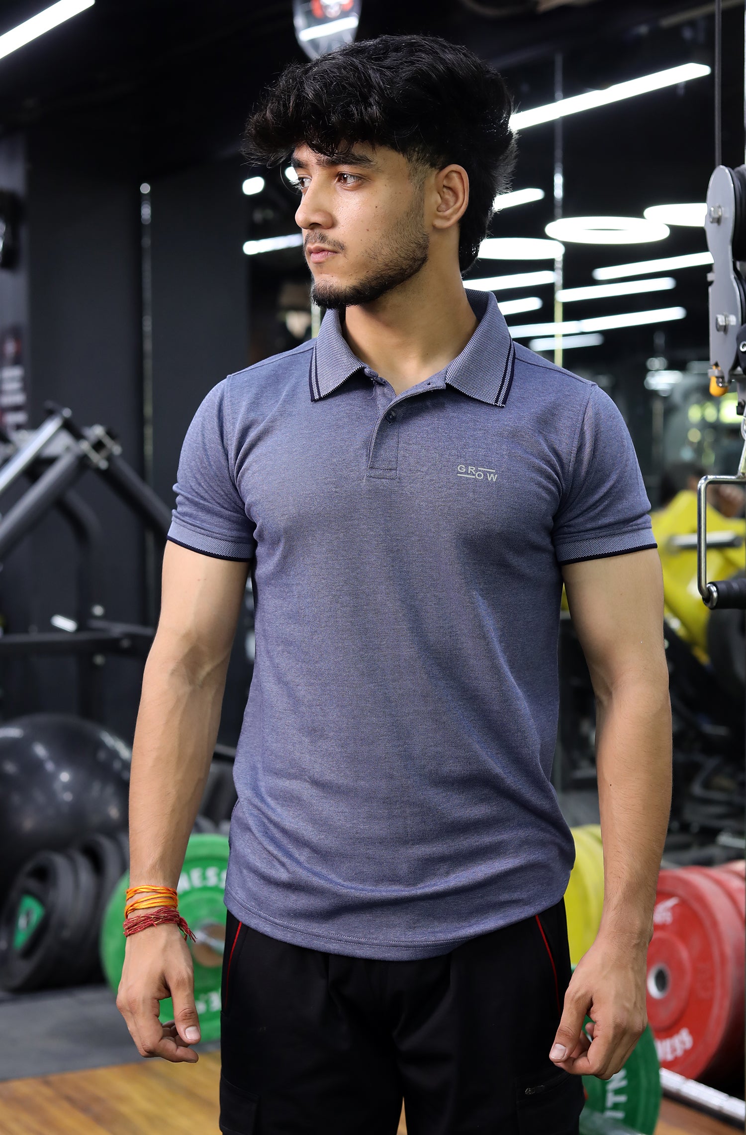 Premium Polo T-shirt Navy