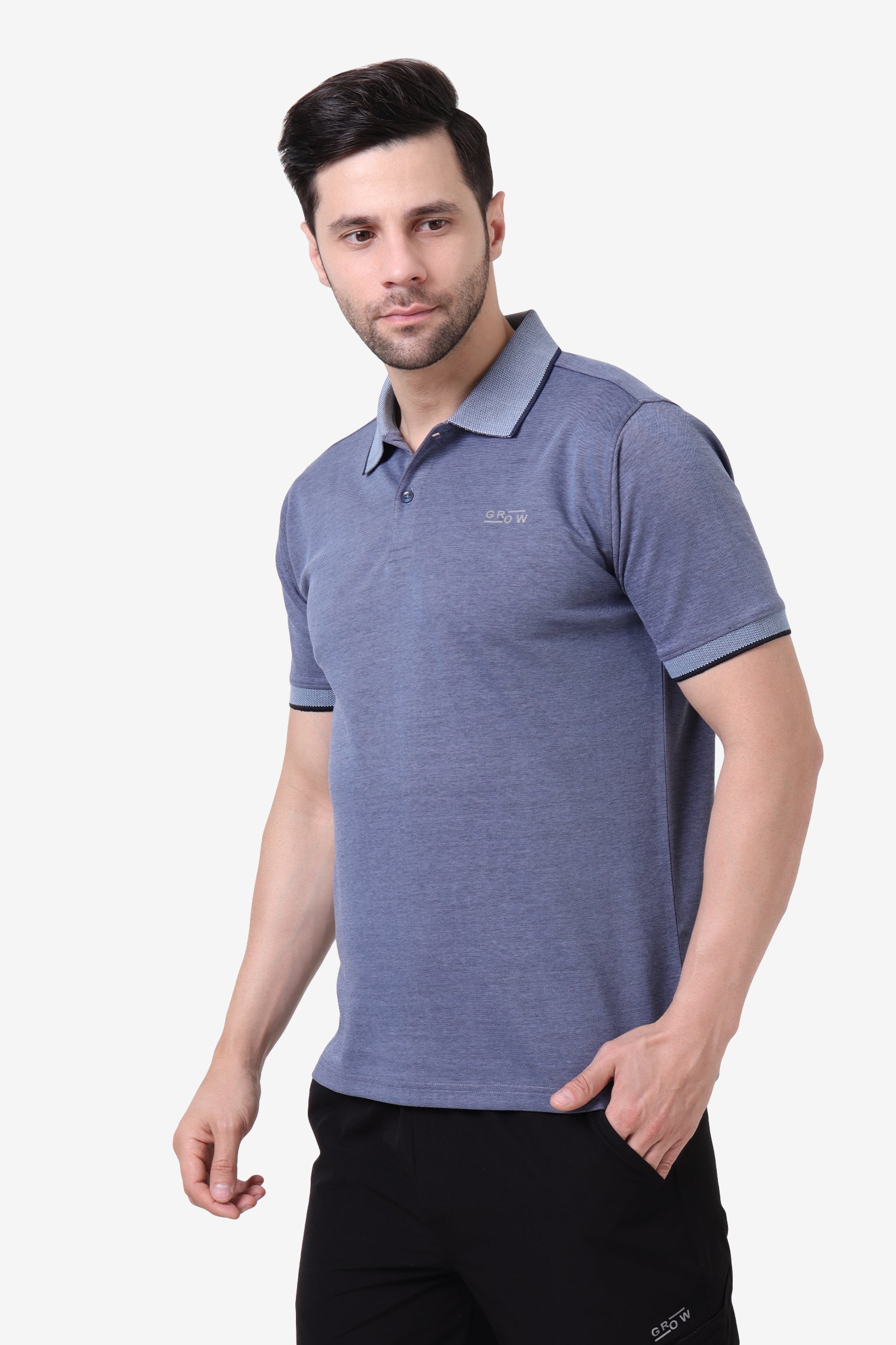 Premium Polo T-shirt Navy