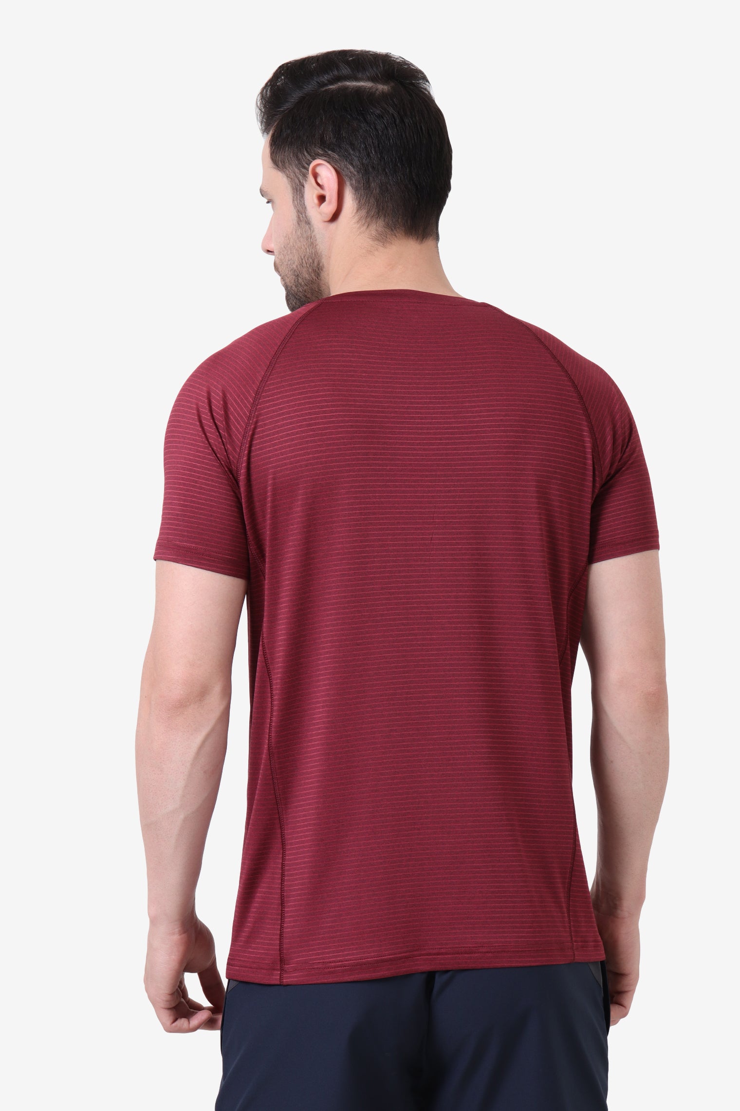 Raglan Sleeve High Performance T-shirt Maroon