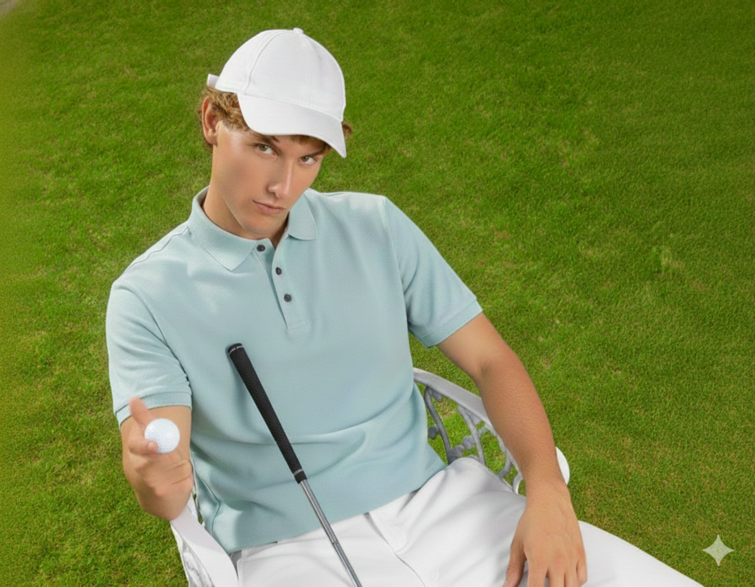 Premium Polo T-shirt Aqua