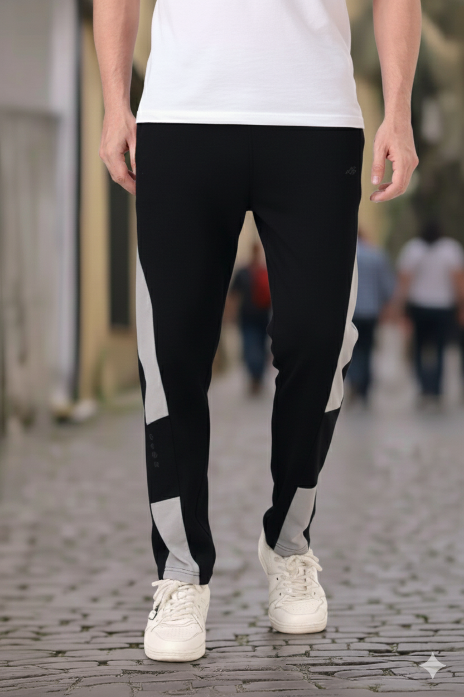 Grow Knitted Terry joggers Black