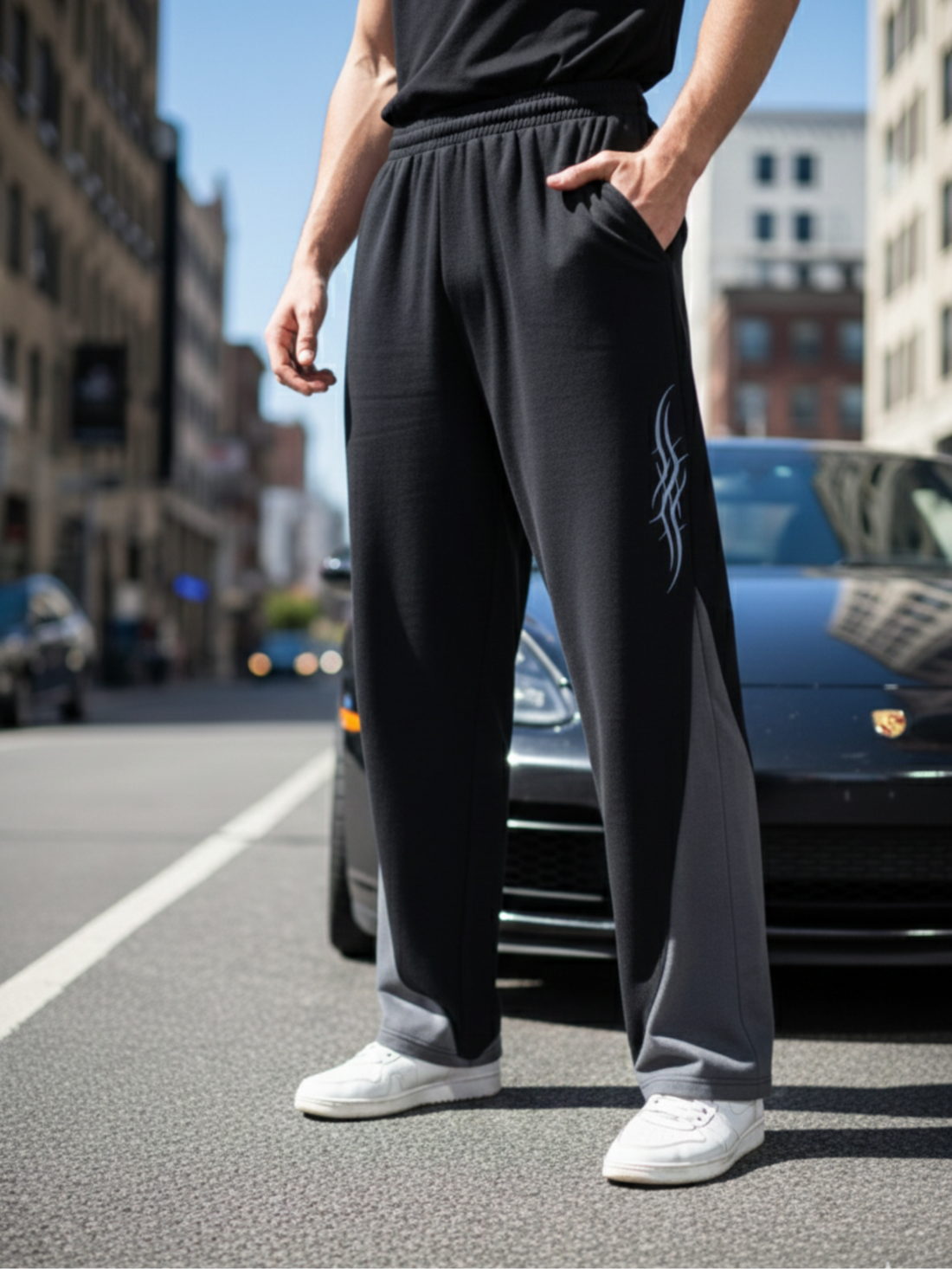 GROW Prime Street Joggers Black D.Grey