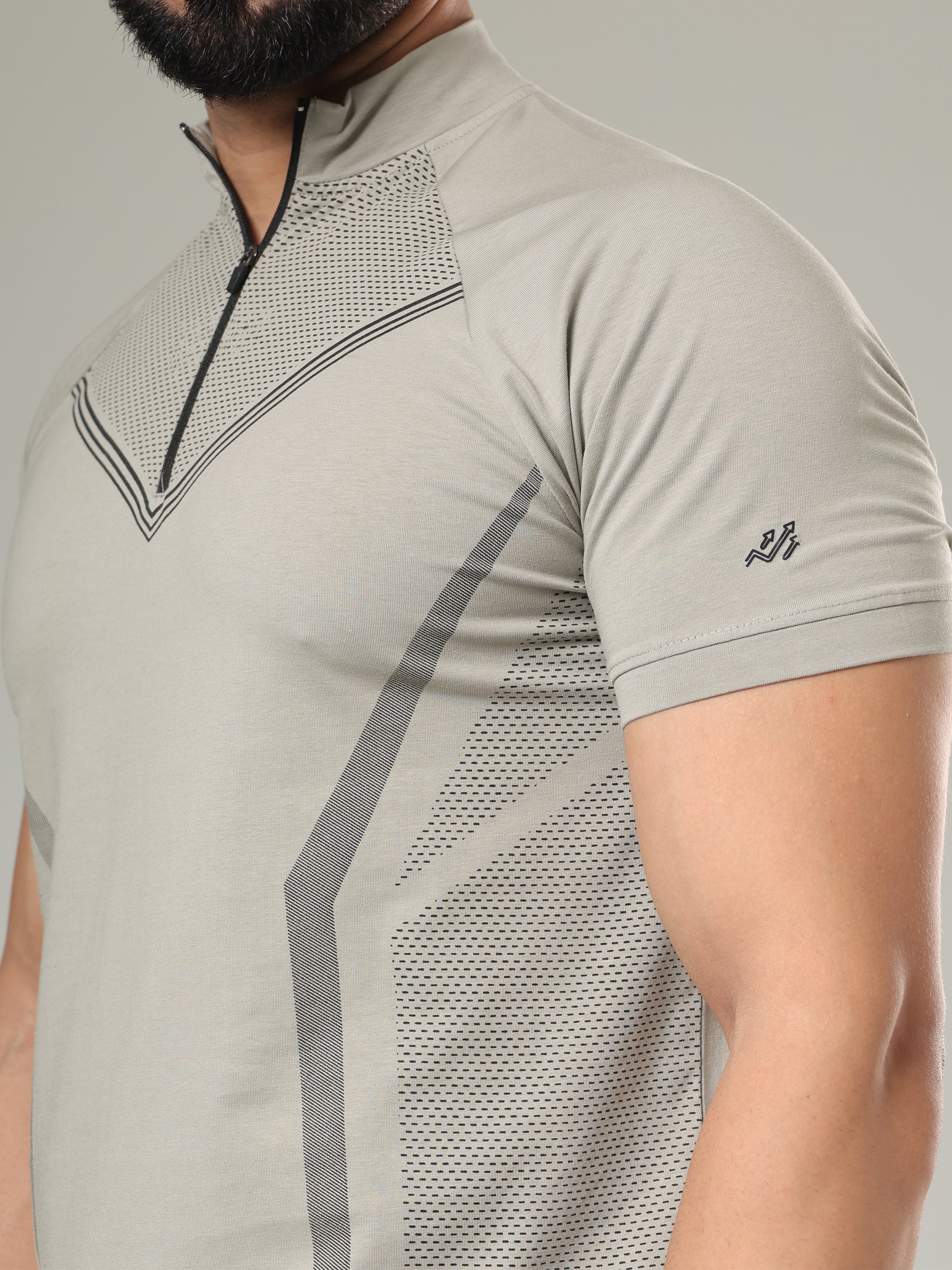 Grow Coreflex Quarter Zip Light Grey