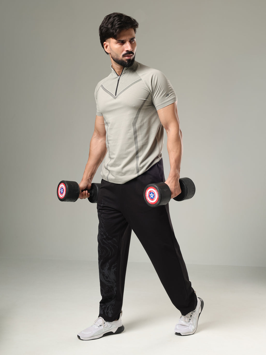 Grow Coreflex Quarter Zip Light Grey