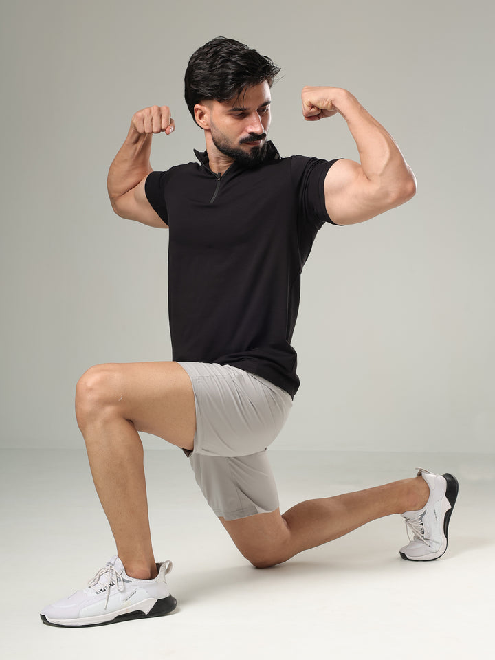 Running Shorts Light Grey