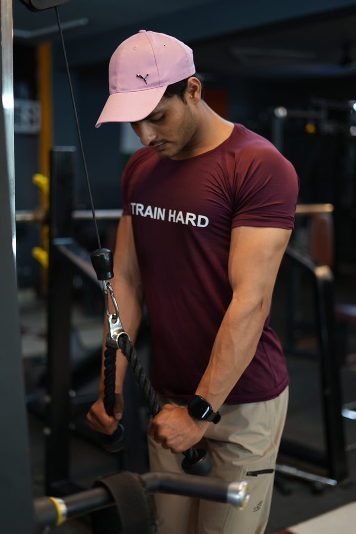 High Performance Training T-Shirt Maroon