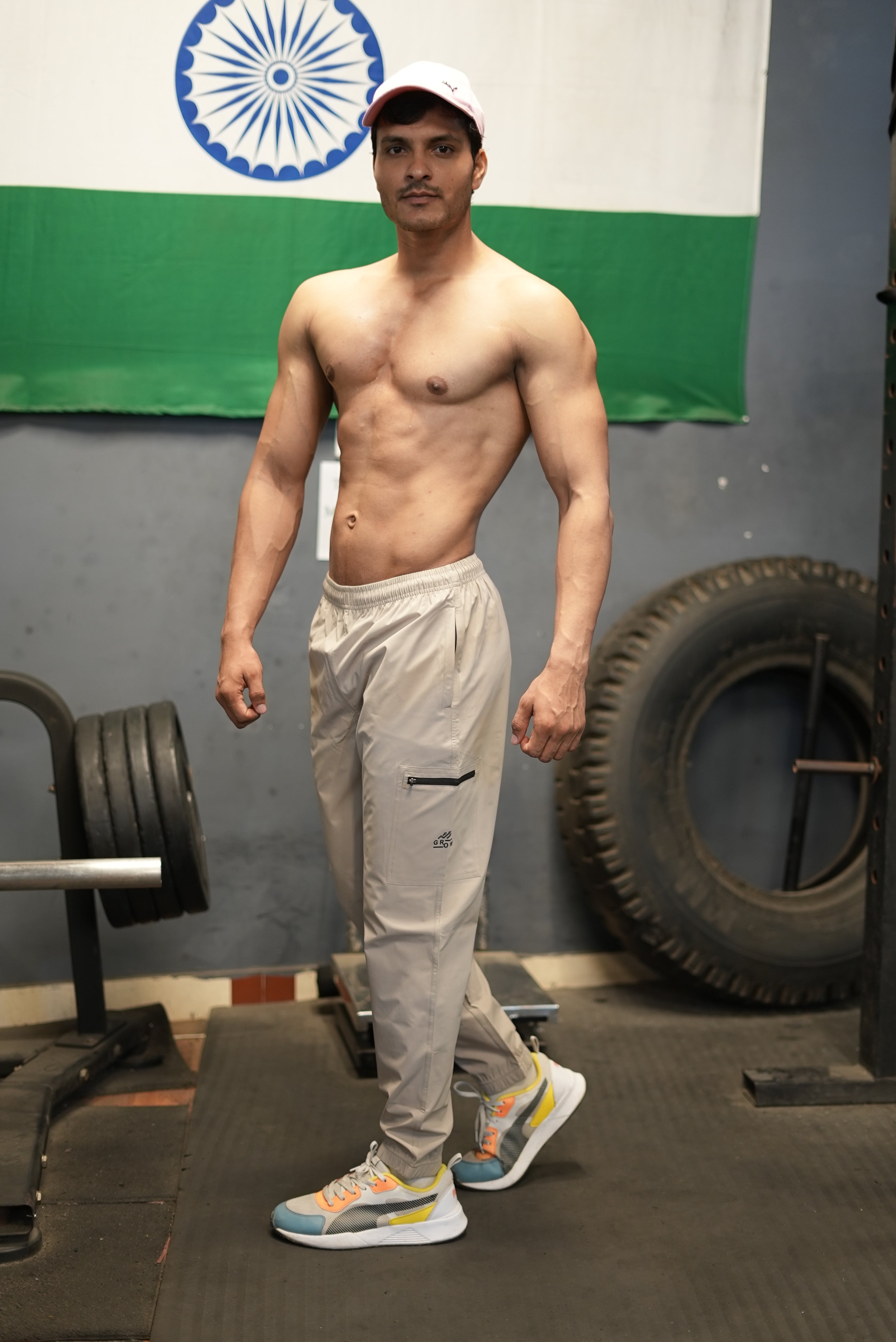 Ultra-Light Cargo Pants Light Grey