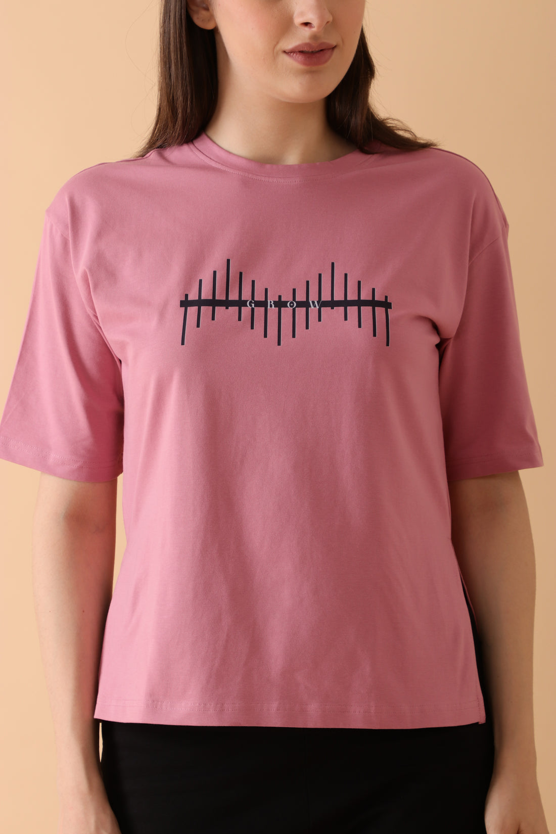 Slit & Chill Tee –  Blush Onion
