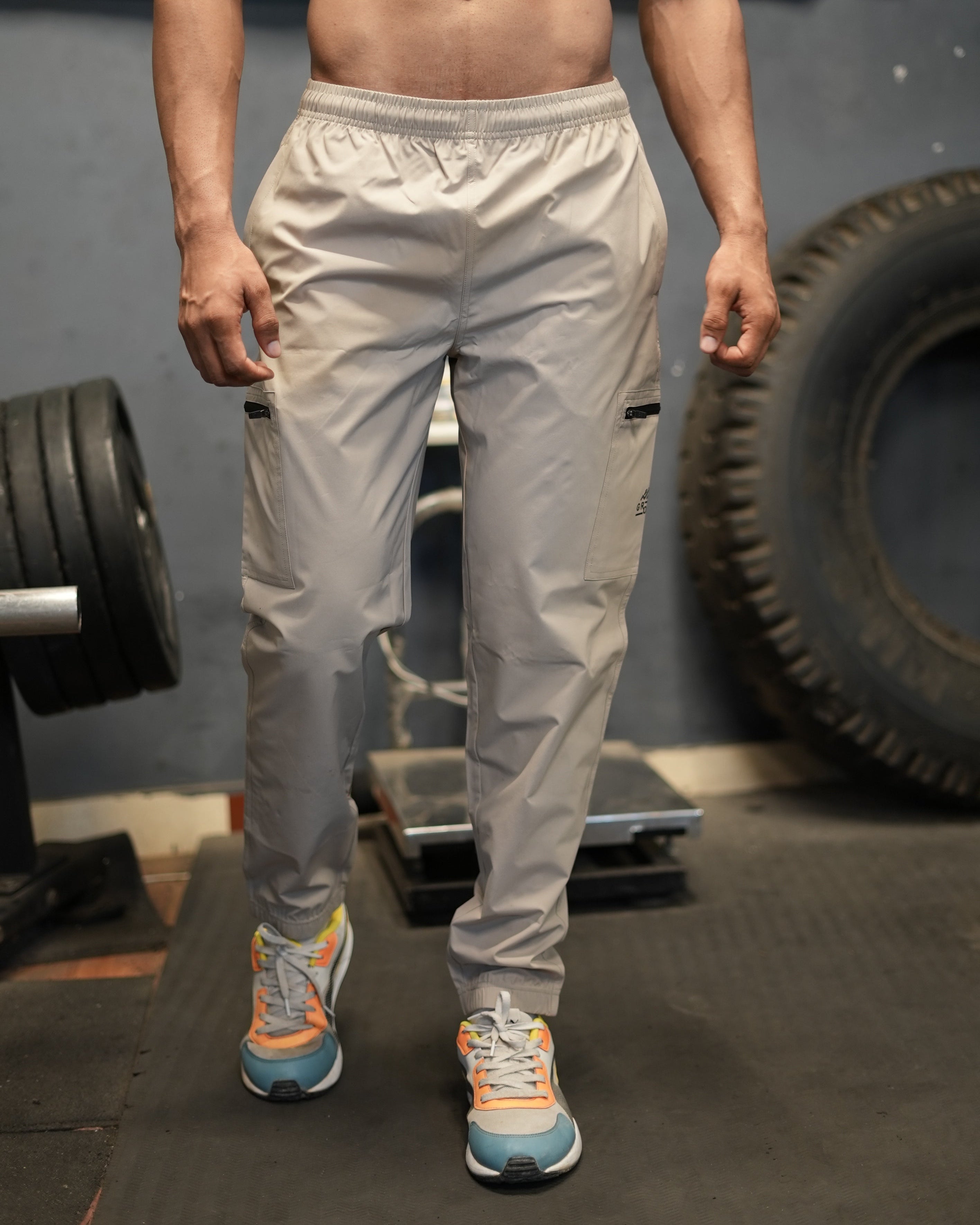 Ultra-Light Cargo Pants Light Grey