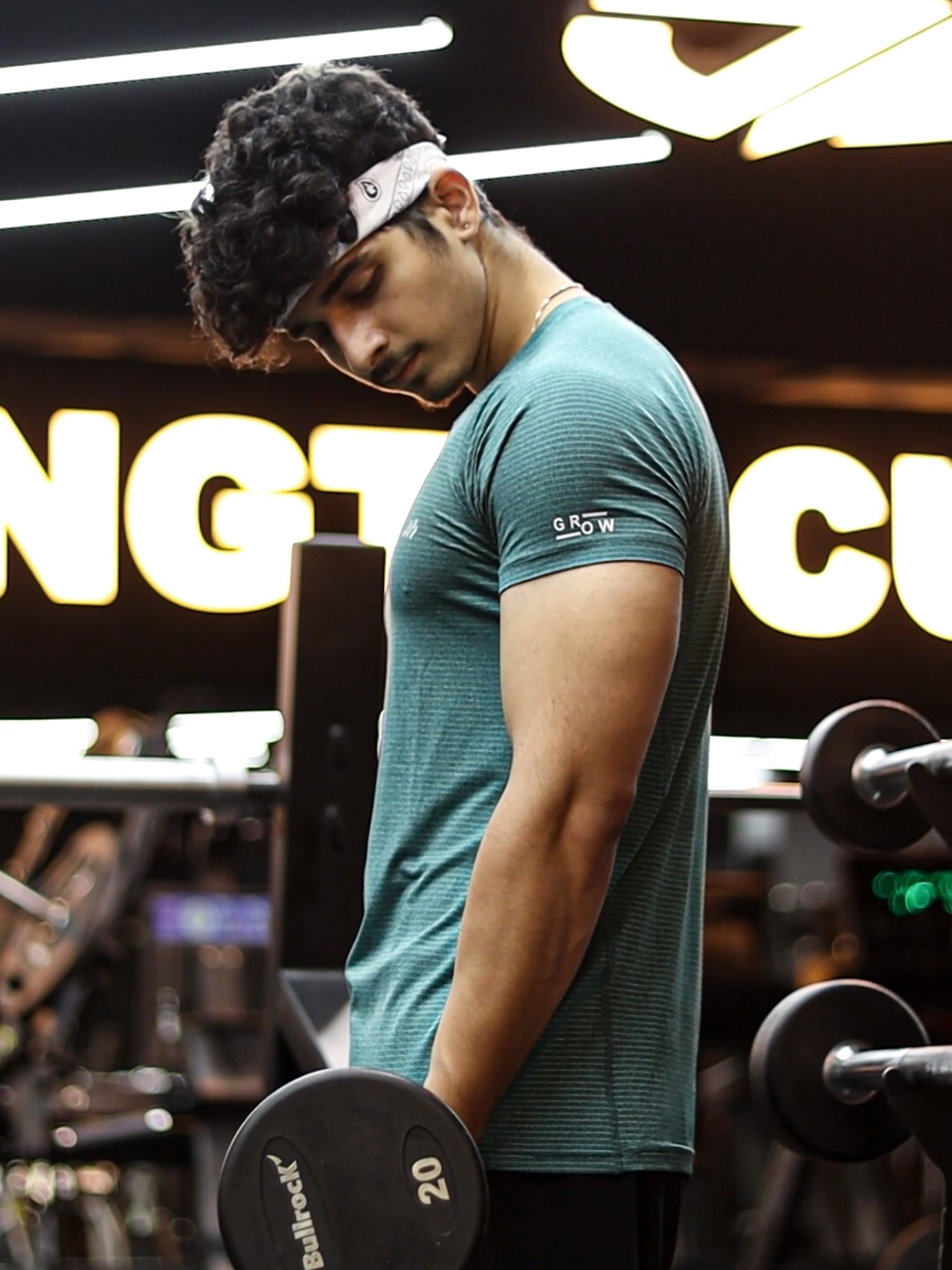 Raglan Sleeve High Performance T-shirt Green